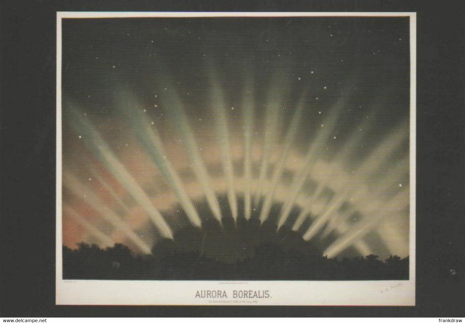 Postcard - The Night Sky - Aurora Borealis - New - Astronomy