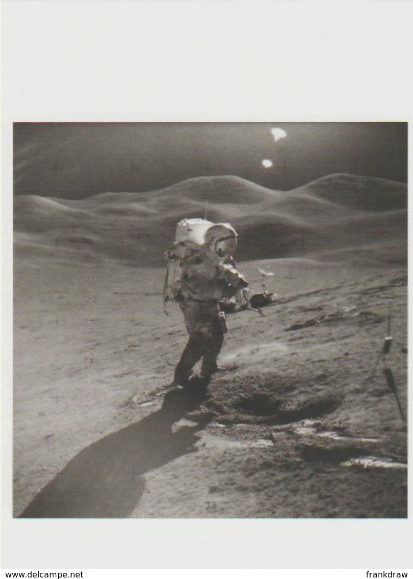 Postcard - The Night Sky - Commander David Scott In The Hadley - Apennine Lunar Region 1971 - Unused New - Unclassified