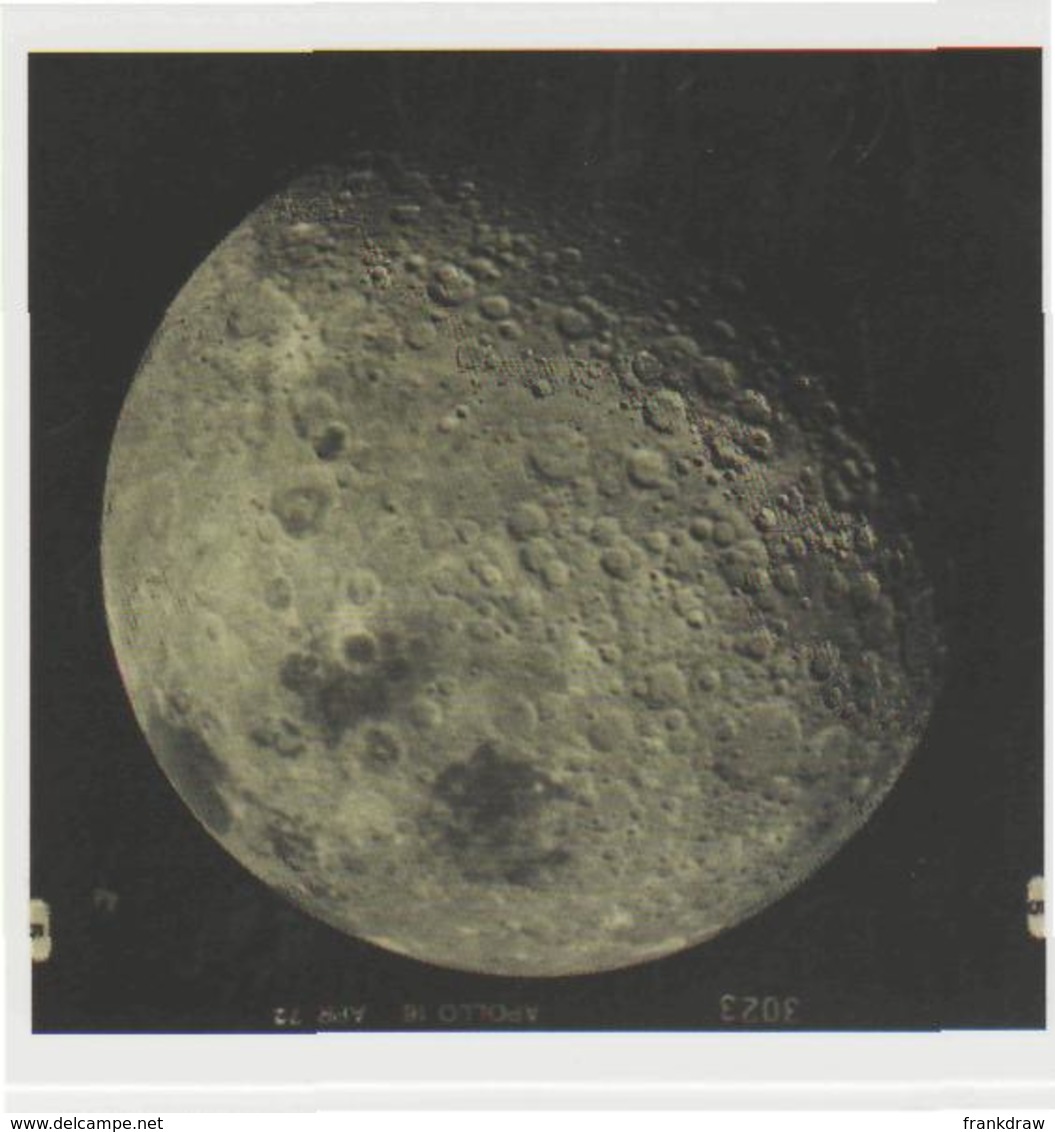 Postcard - The Night Sky - Far Side Of The Moon, Photo By Apollo 16 In 1972 - Unused New - Unclassified