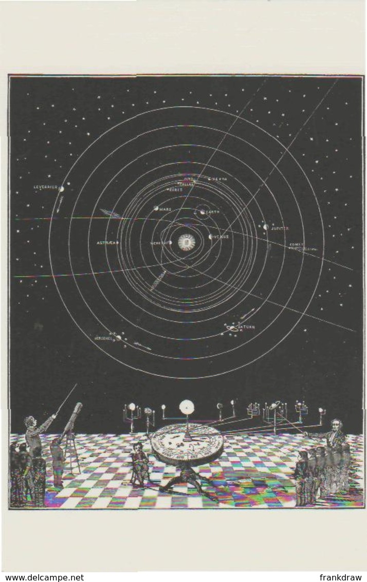 Postcard - The Night Sky - Illustration From Smith's Illustrated By Asa Smith, 1855 - New - Astronomy