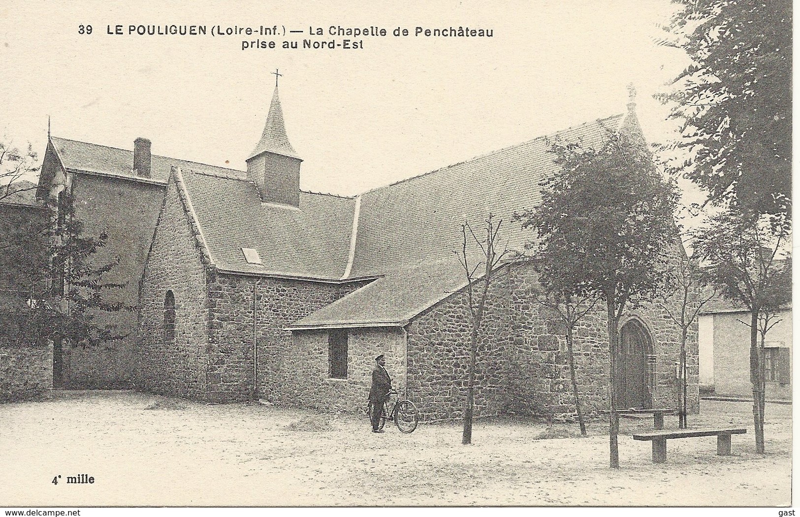 44  LE  POULIGUEN     LA  CHAPELLE   DE PENCHATEAU PRISE  AU  NORD EST - Le Pouliguen