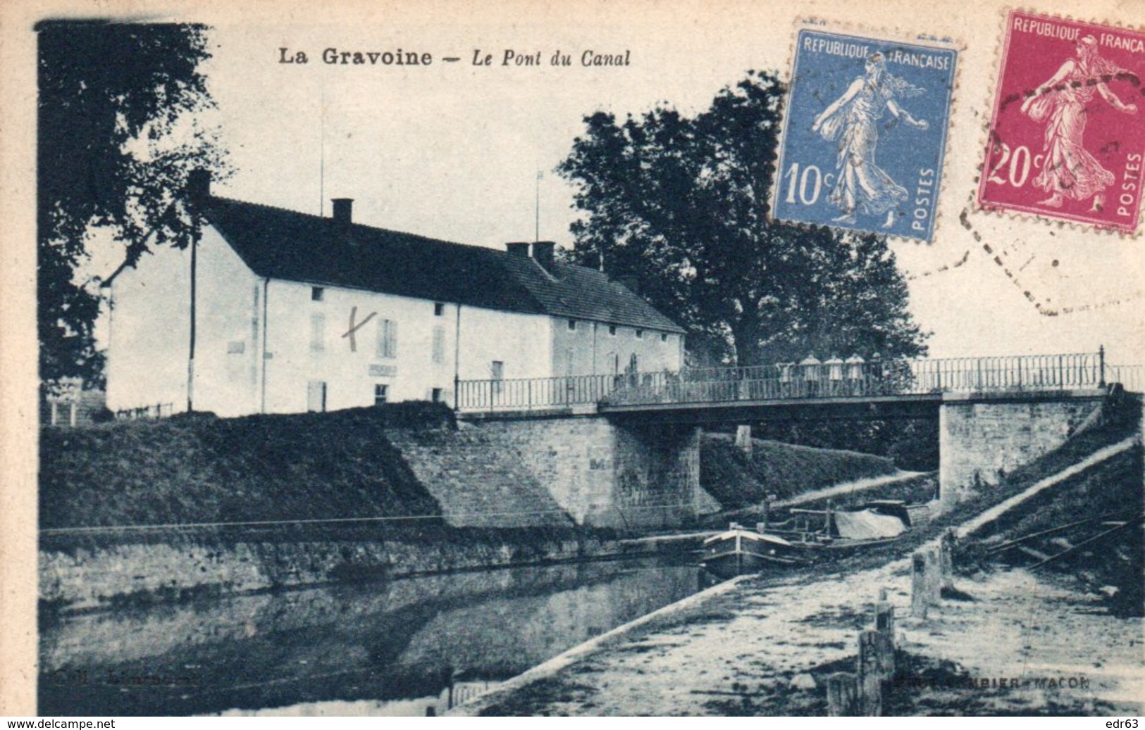 [71] Saône Et Loire > Non Classés La Gravoine Le Pont Du Canal - Other & Unclassified