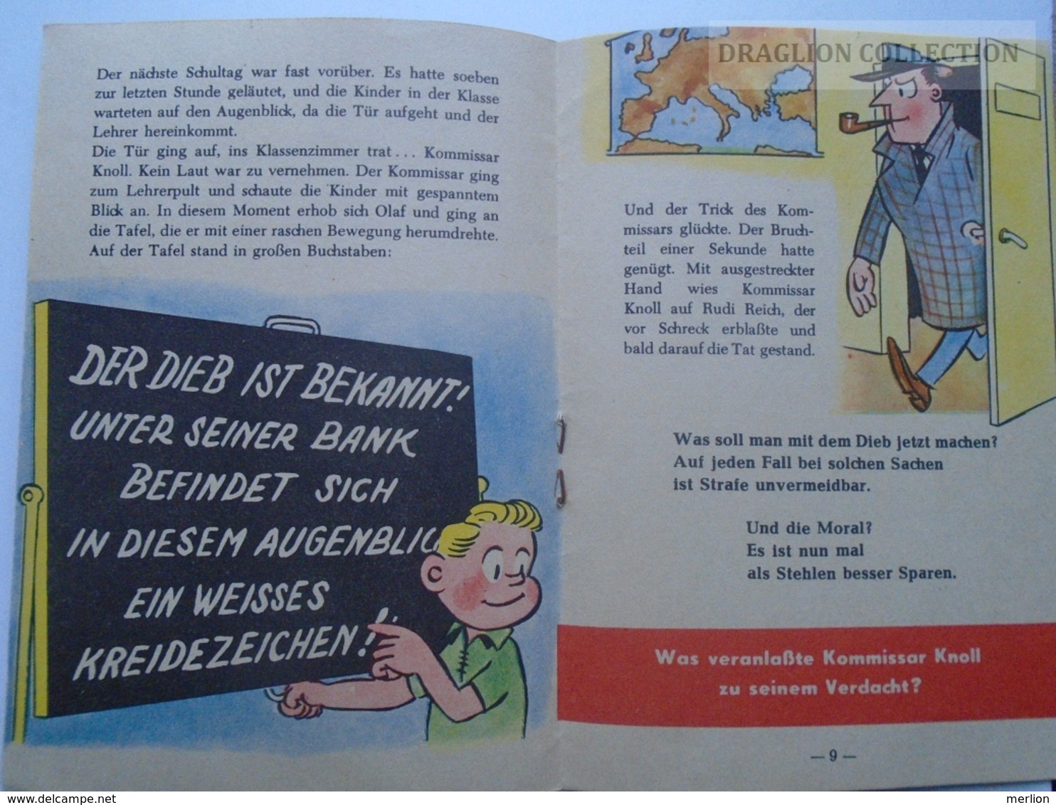 ZA168.11 Booklet Kommissar KNOLL- Erwischt - W.Moese- Lothar Paul - Dresden 1957 - Sonstige & Ohne Zuordnung