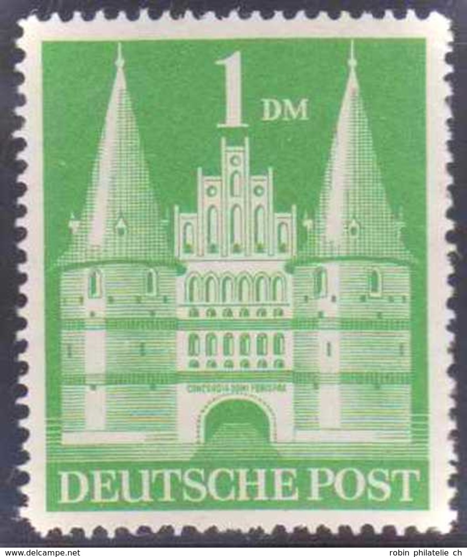 Allemagne Bizone Postes  N° 41 A à 65A Monuments 15 Valeurs Dentelées 14 Qualité: ** Cote: 825 € - Sonstige & Ohne Zuordnung