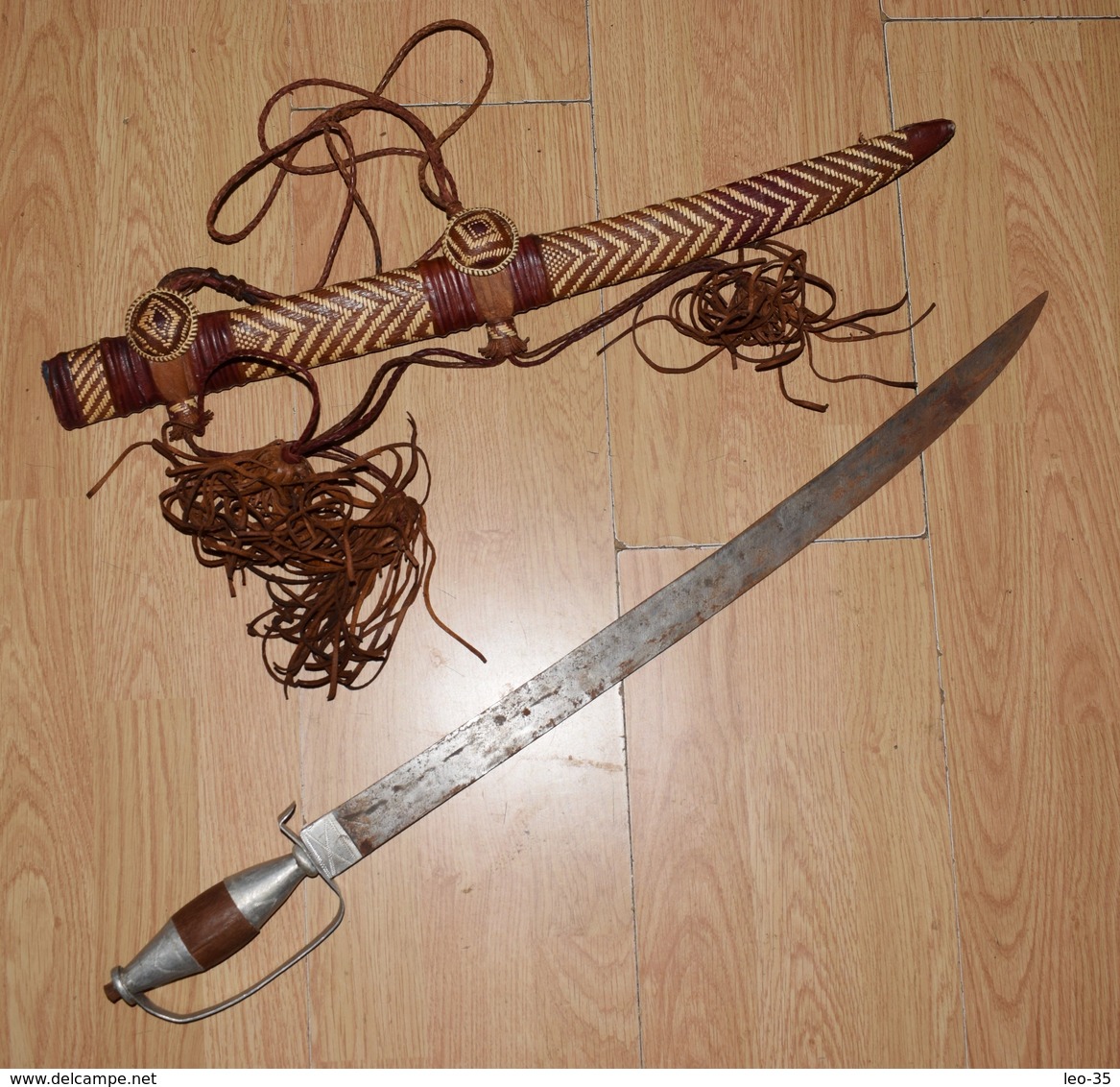 épée Traditionnel Africaine - Sabre Africain Origine Inconnue A Définir - Armes Blanches