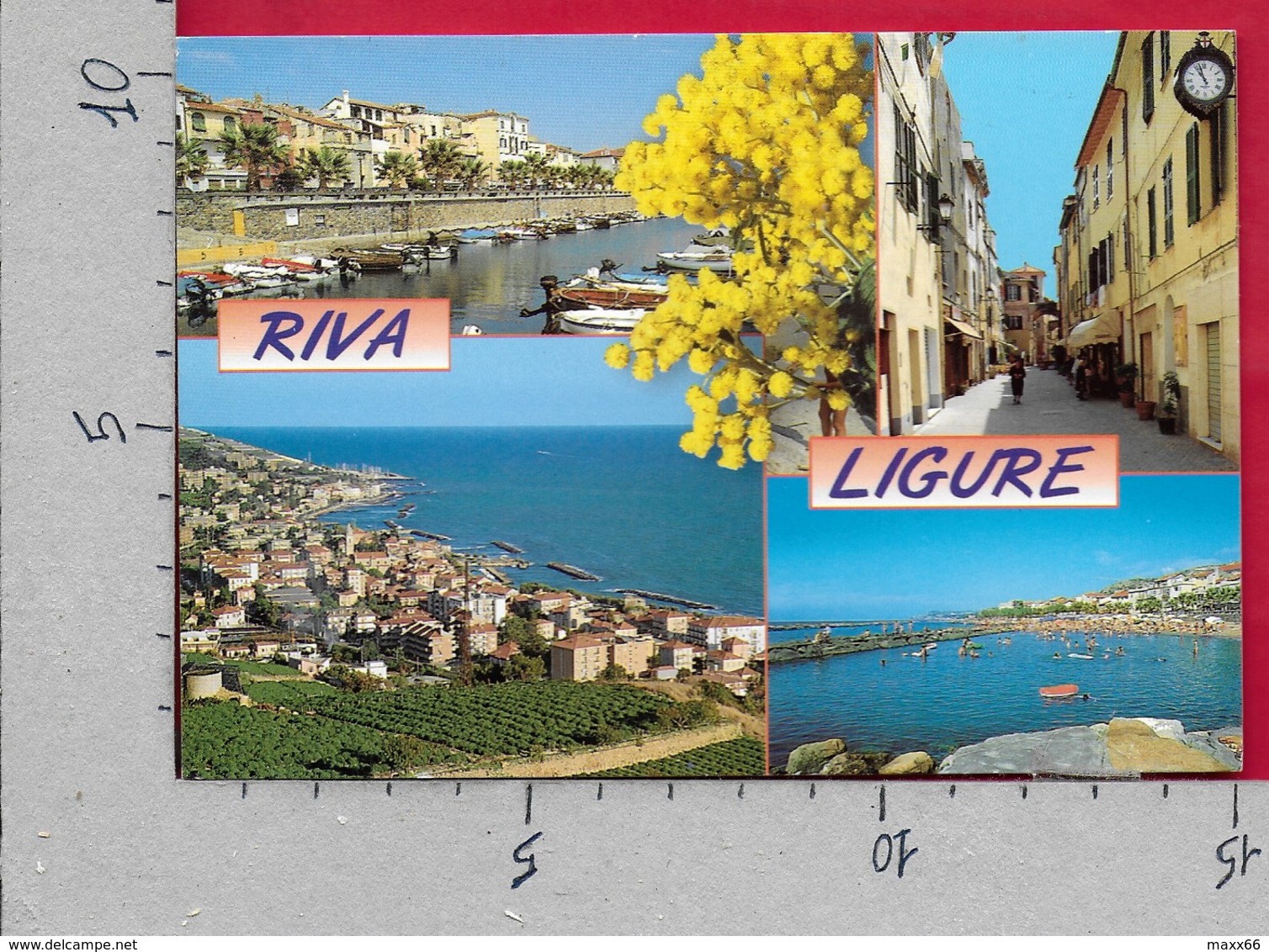 CARTOLINA VG ITALIA - RIVA LIGURE (IM) - Vedutine Multivue - 10 X 15 - ANN. 2000 - Imperia