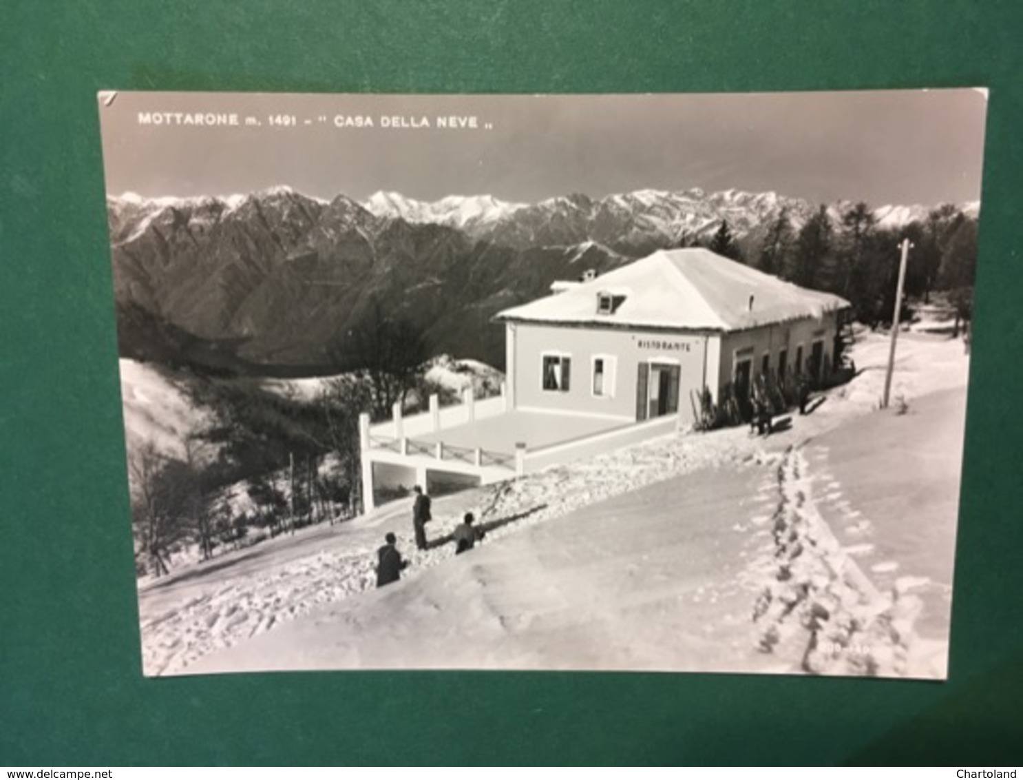 Cartolina Mottarone - Casa Della Neve - 1960ca. - Verbania