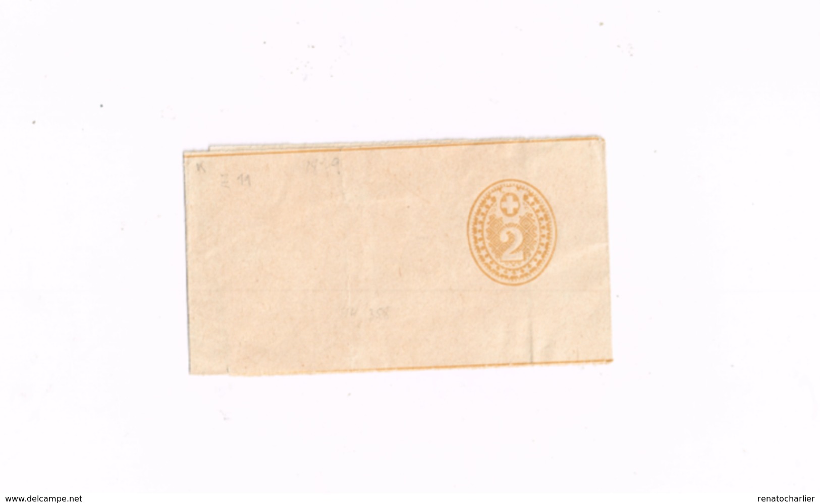 Bande Pour Journaux.2 Centimes. - Stamped Stationery