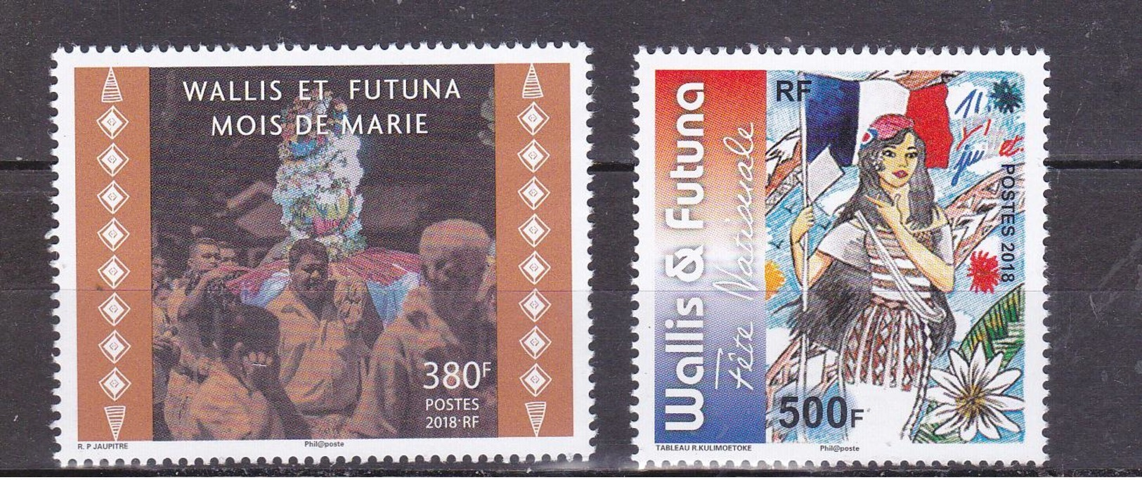 WALLIS ET FUTUNA 2018 MOIS DE MARIEFETE NATIONALE  MNH - Unused Stamps