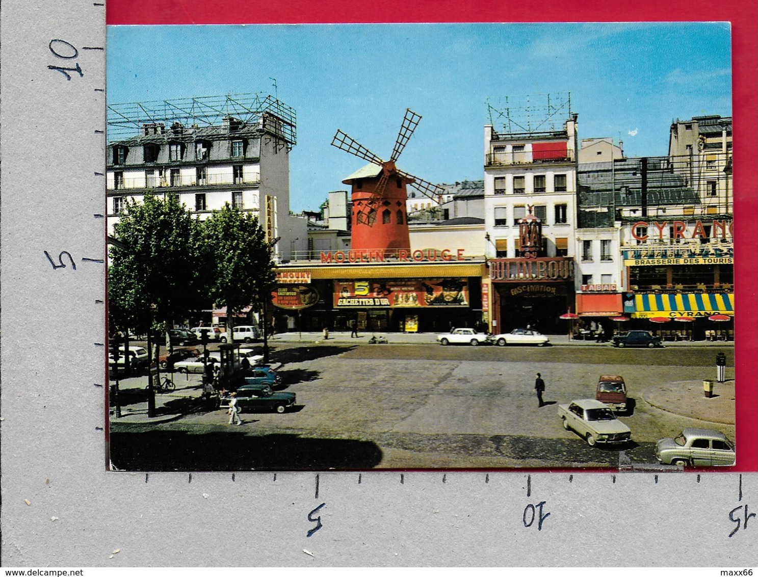 CARTOLINA VG FRANCIA - PARIS - Le Moulin Rouge - 10 X 15 - ANN. 1979 - Bar, Alberghi, Ristoranti