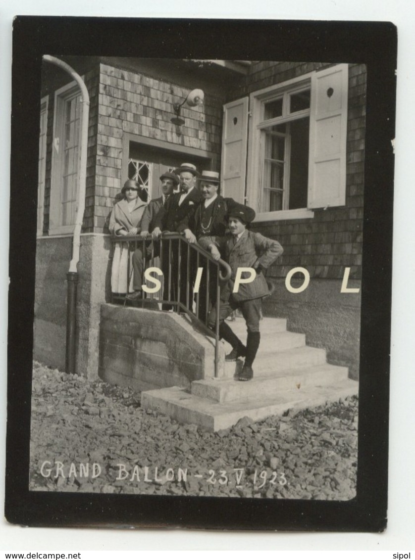 Marcheurs Sur L Escalier De L Hôtel Du Gd Ballon ( Ballon De Guebwiller )  - F 68 - Le 23/5/ 1923 Animée - Lieux