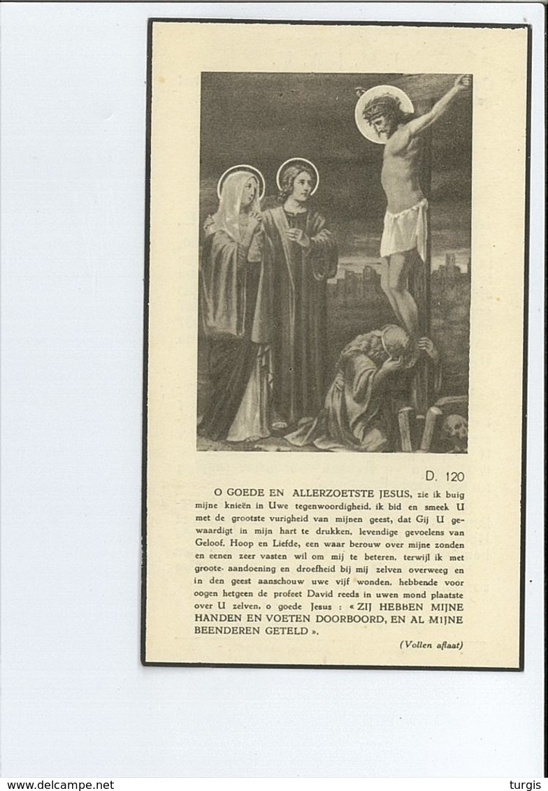 URSULINEN ZUSTER MARIA F T HOLL ° LITHOIJEN ( OSS LITH ) 1866 + HAMONT KLOOSTER 1937 ( HAMONT-ACHEL ) - Images Religieuses