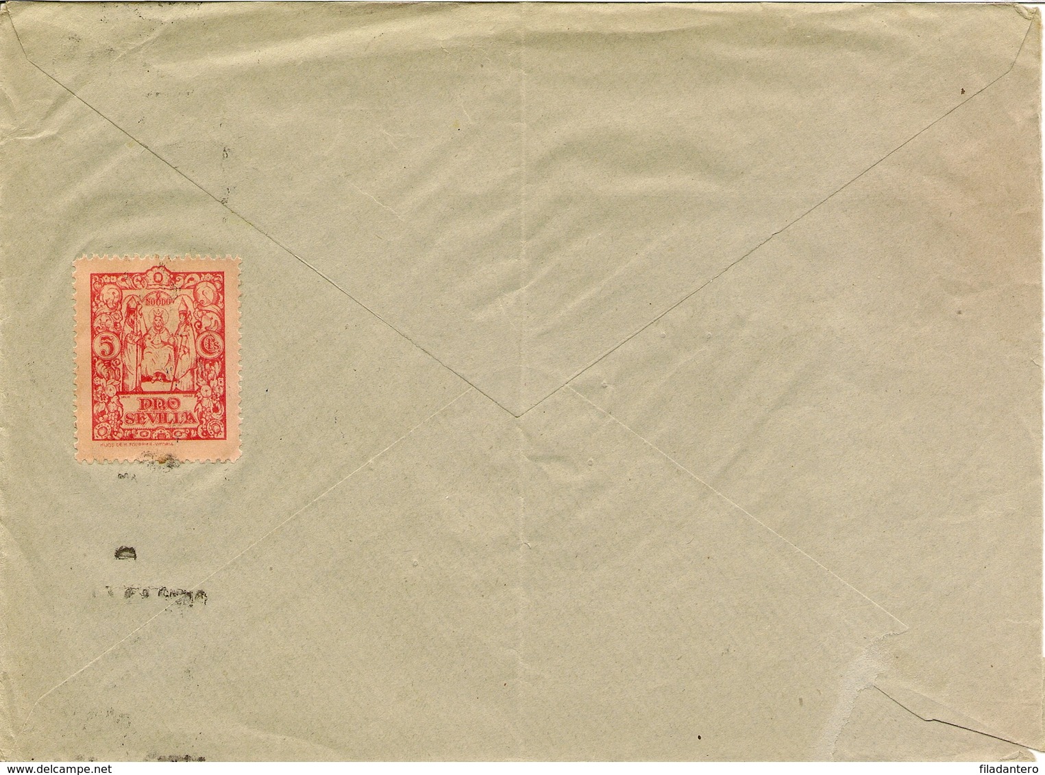 Historia Postal España  Carta Sevilla-Cádiz  1938   NL1308 - Cartas & Documentos