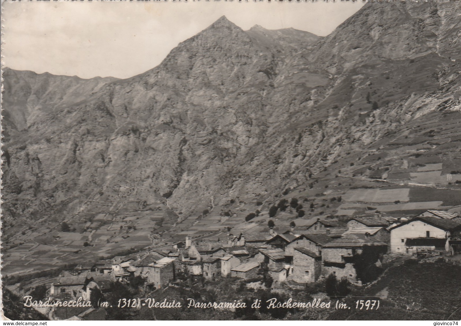 TORINO - BARDONECCHIA - VEDUTA PANORAMICA DI ROCHEMOLLES.....F6 - Altri & Non Classificati