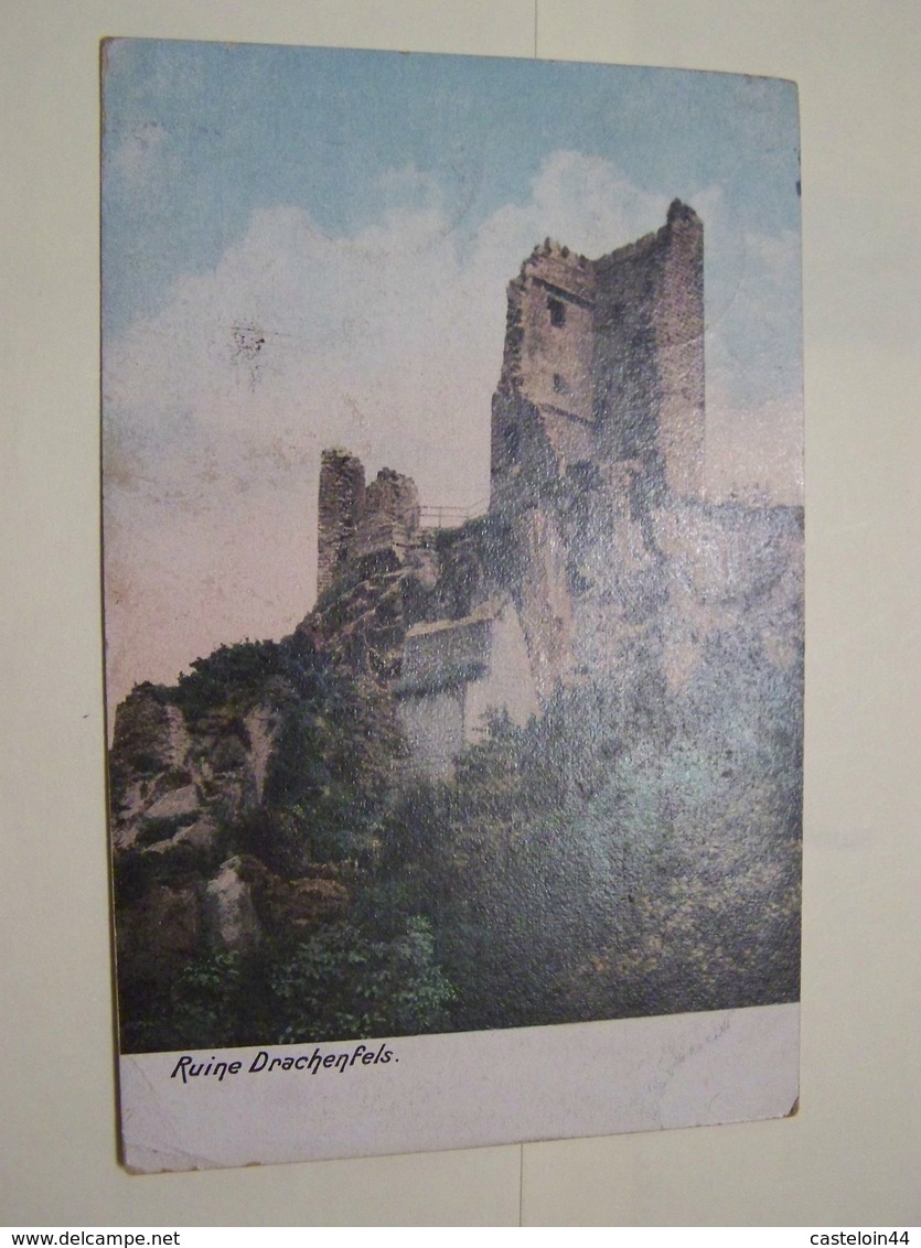 F7   KOENIGSWINTER RUINE DRACHENFELS 1907 - Koenigswinter