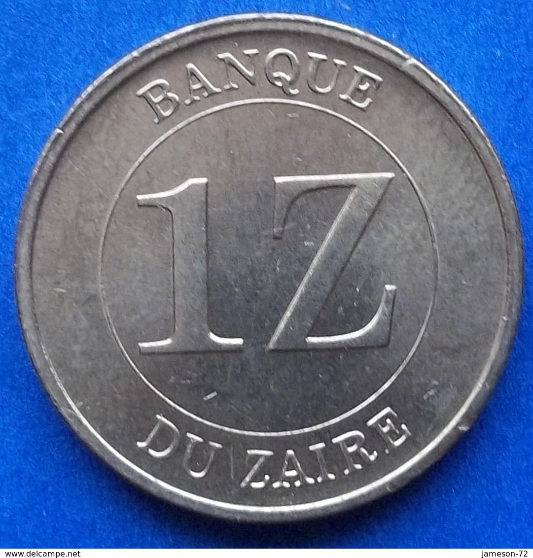 ZAIRE - 1 Zaire 1987 KM# 13 Republic (1971-1997) - Edelweiss Coins - Zaire (1971-97)