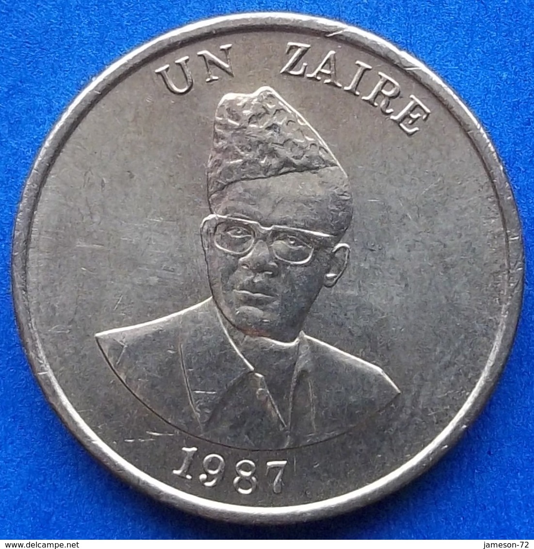 ZAIRE - 1 Zaire 1987 KM# 13 Republic (1971-1997) - Edelweiss Coins - Zaïre (1971-97)