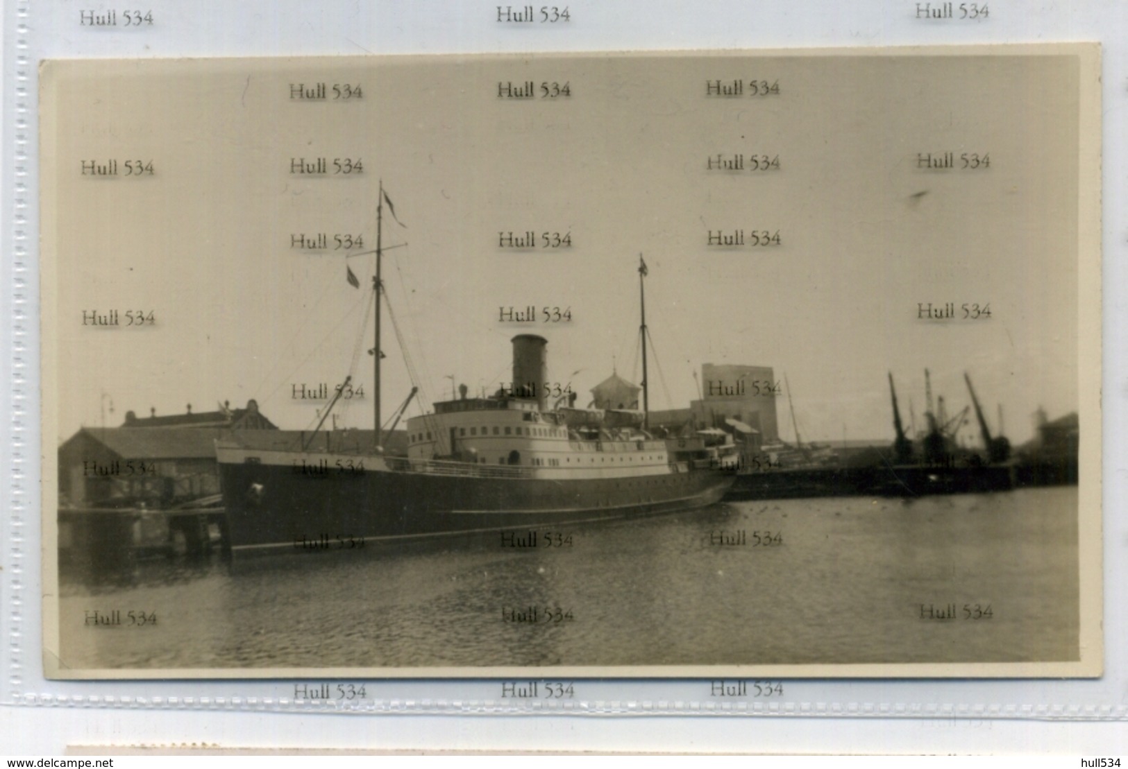 Shetland SS St Clair North Boat Ferry At Either Aberdeen Or More Possibly Leith 1937 Postcard - Shetland