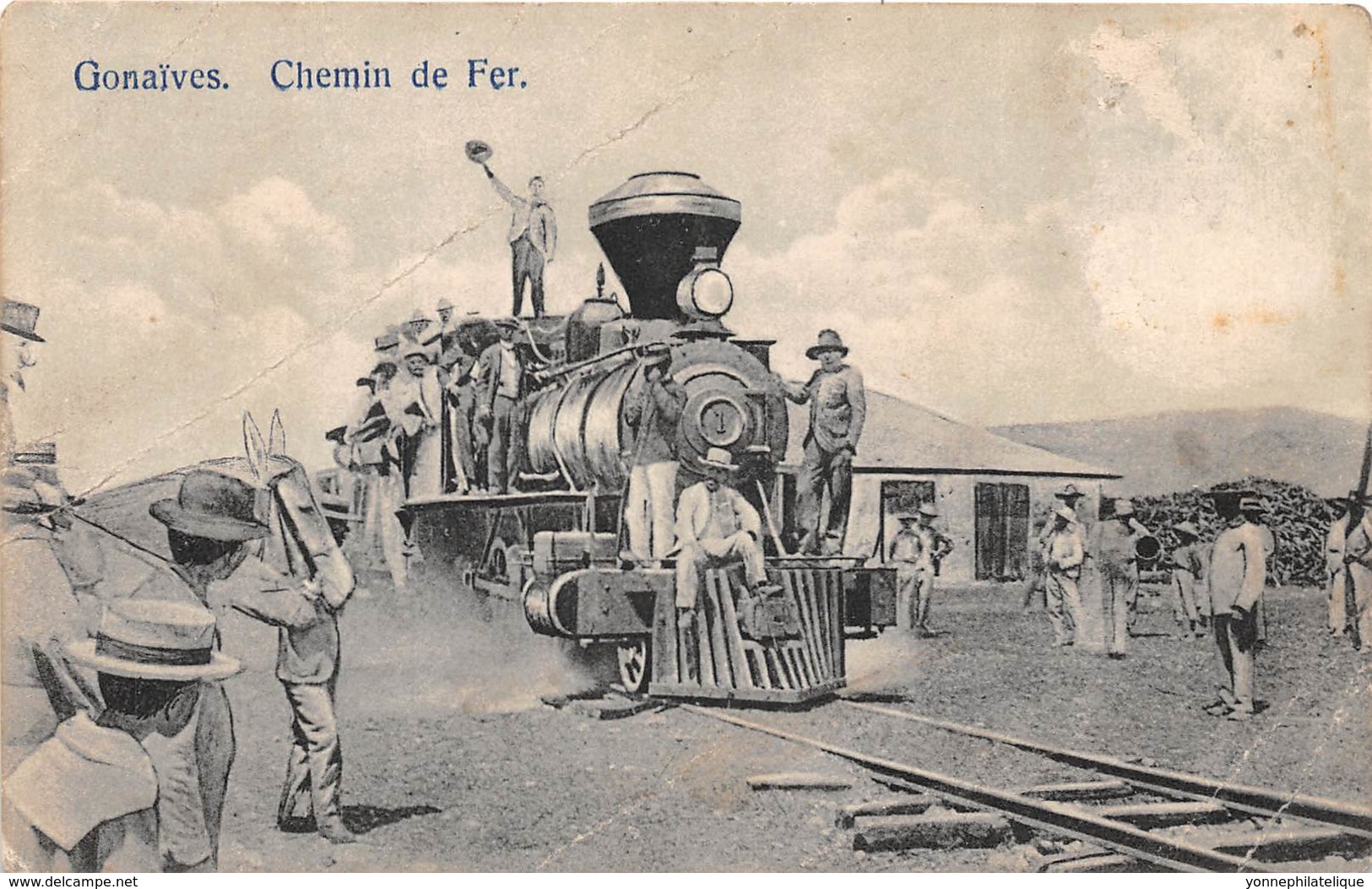 Haïti - Topo / 02 - Gonaïves - Chemin De Fer - Train - Tren - Défaut - état - Haïti