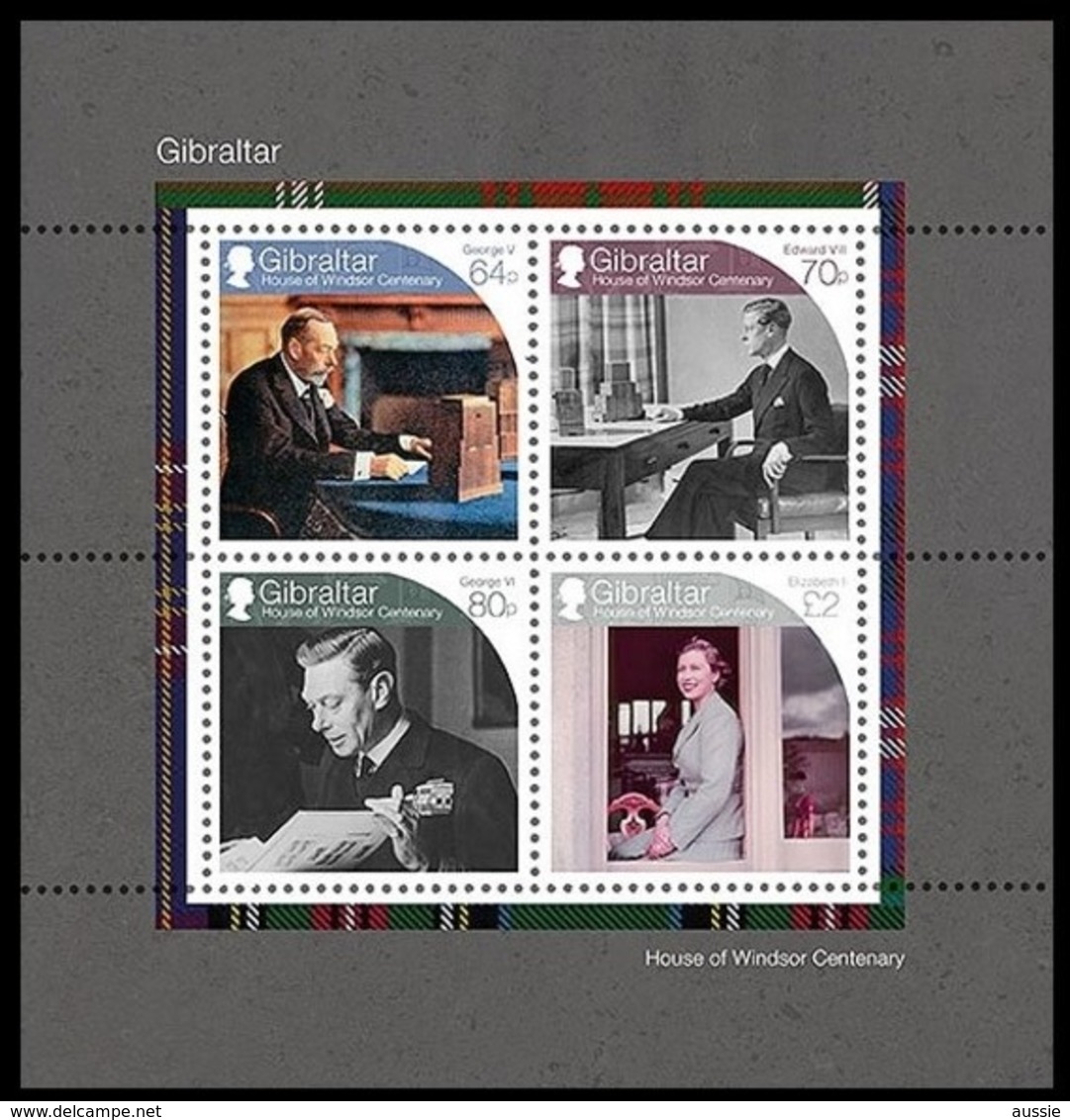 Gibraltar 2017 Micheln° Bloc 128 *** MNH House Of Windsor - Gibraltar