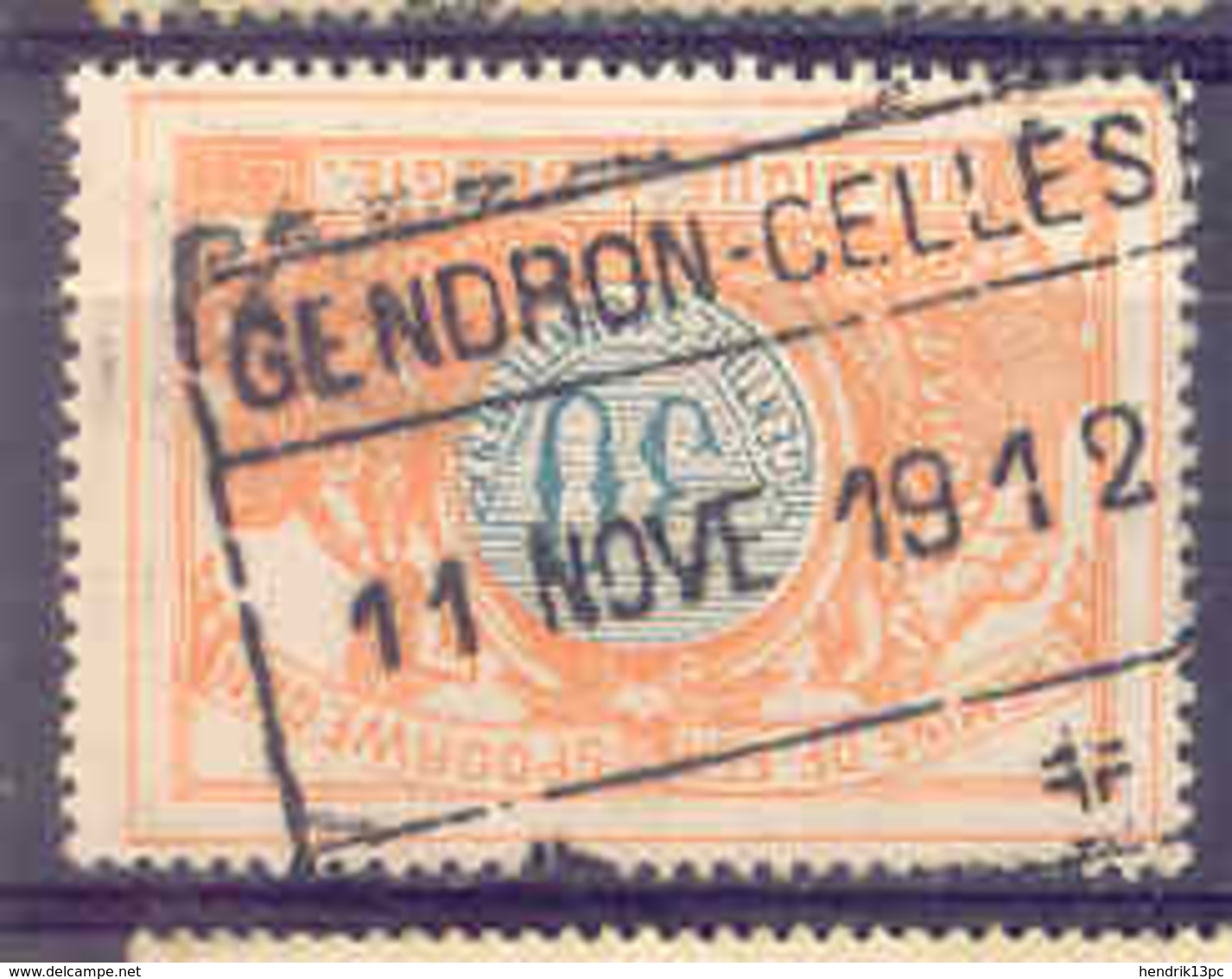 A771 Belgie Spoorwegen Met Stempel GENDRON CELLES - Autres & Non Classés