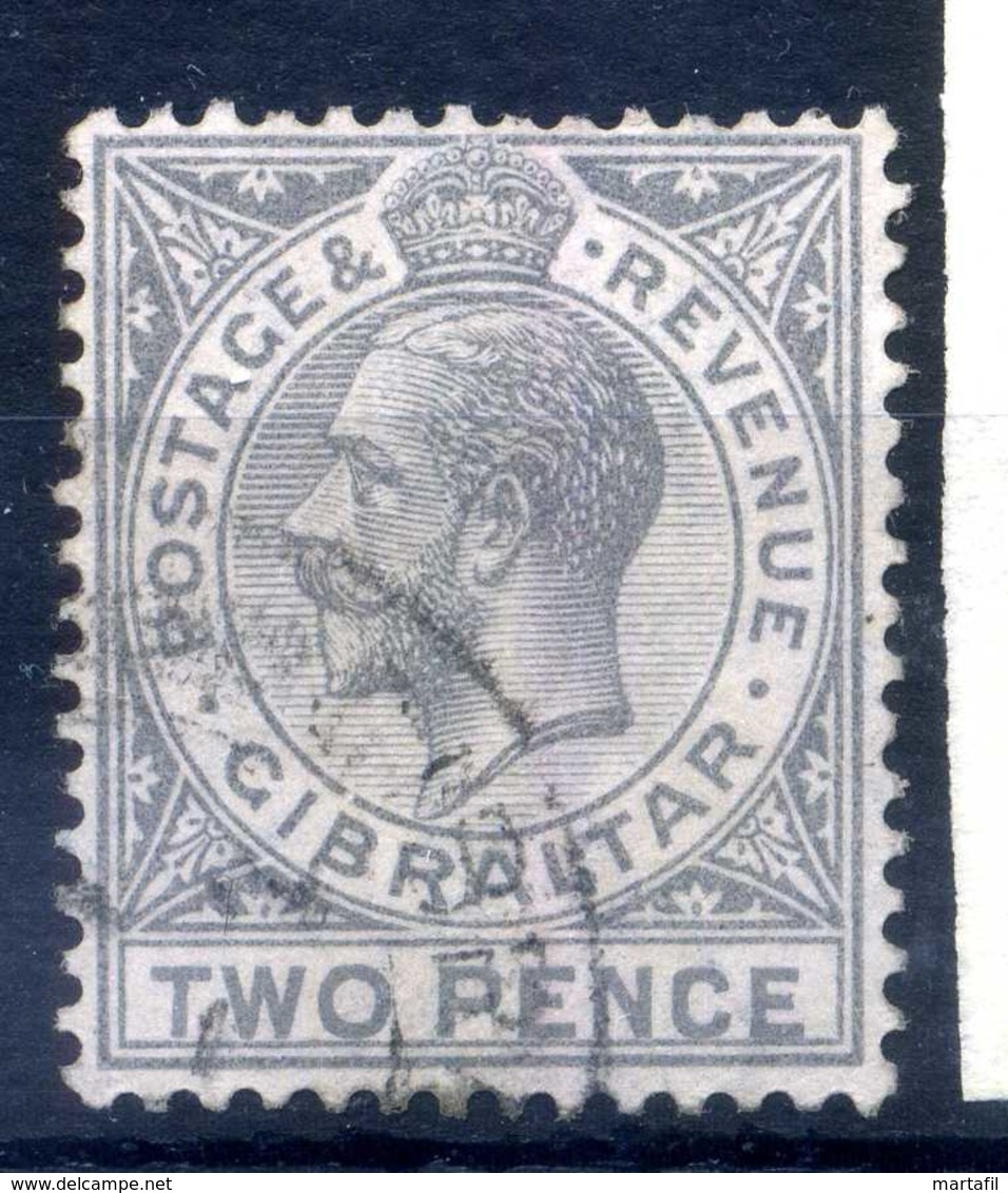 1921-32 GIBILTERRA N.76 USATO - Gibilterra