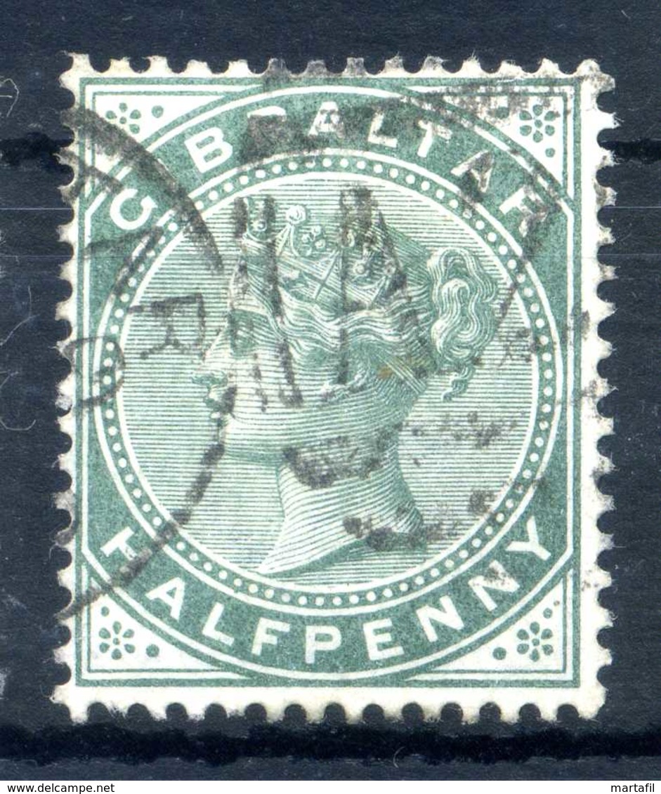 1886 GIBILTERRA N.8 USATO - Gibilterra