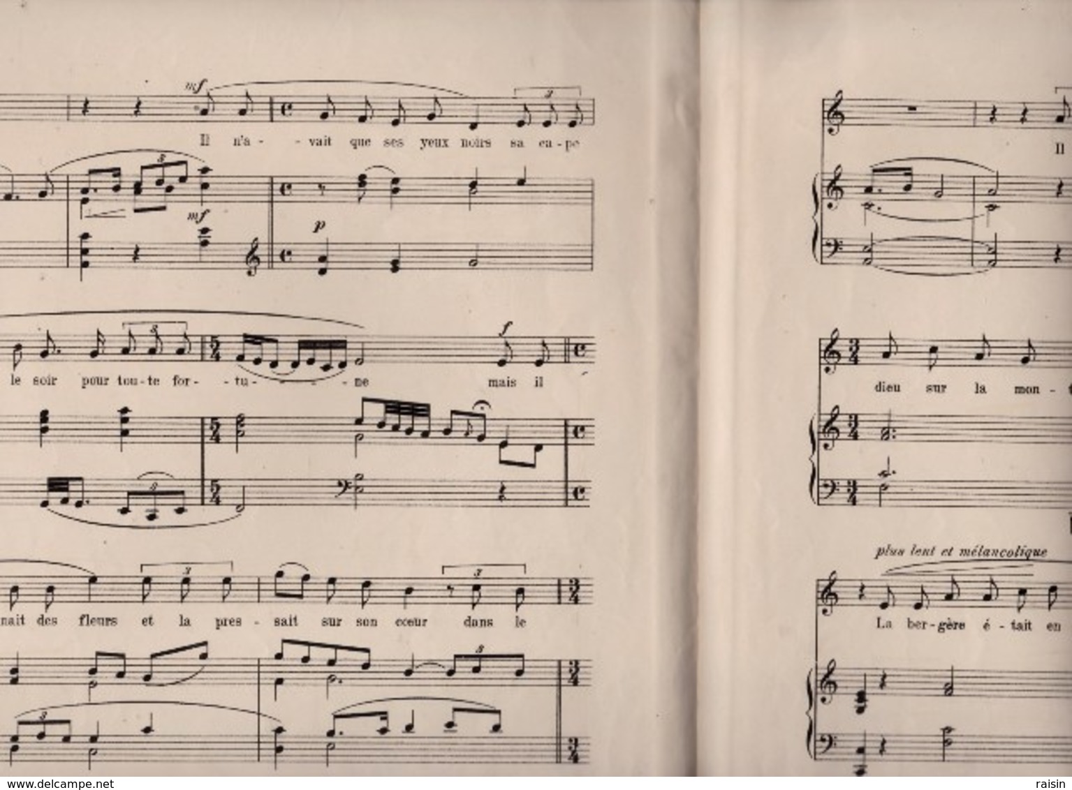 Chanson De Blaisine "A Ma Mère" Tirée De "L'Ouvrier Qui Pleure" Drame 1 Acte Maurice Magre Musique Déodat De Sévérac - Partitions Musicales Anciennes