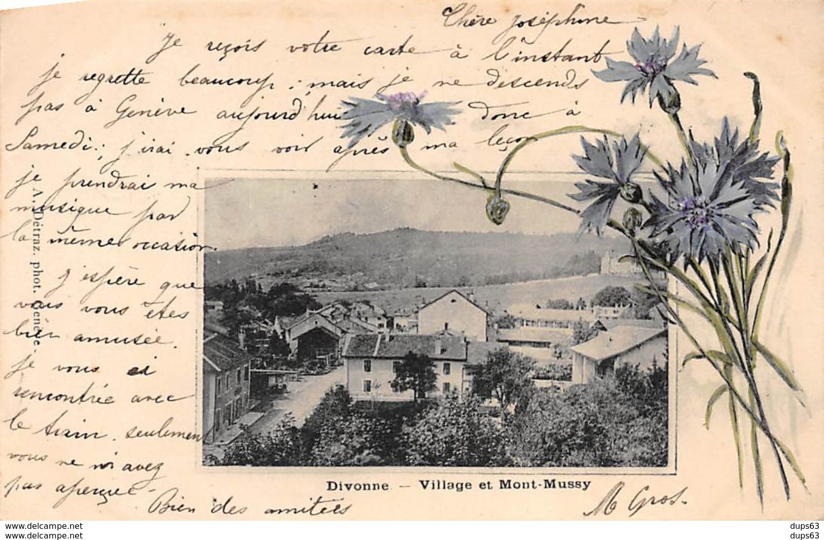 DIVONNE - Village Et Mont Mussy - Très Bon état - Divonne Les Bains