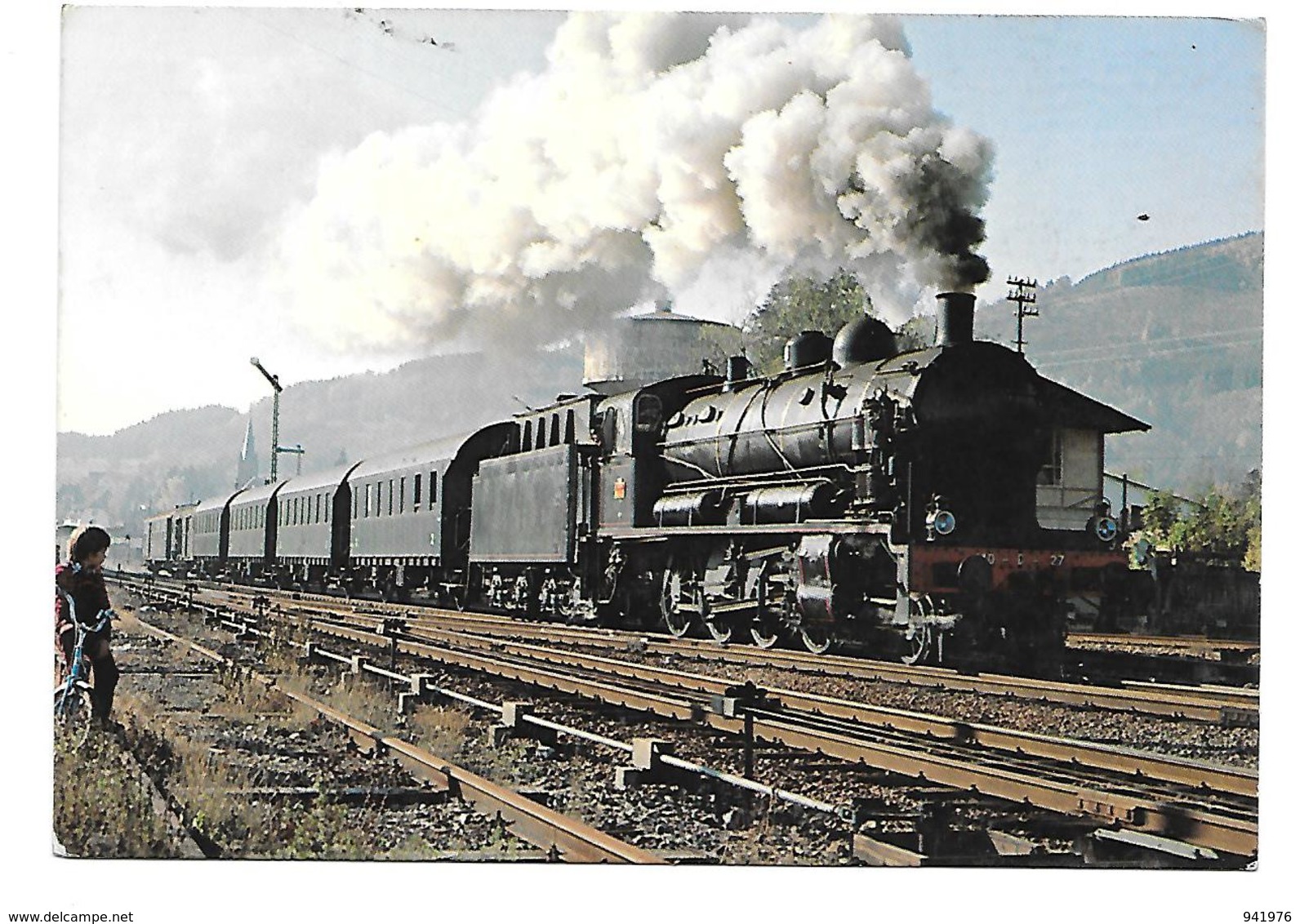 LOCOMOTIVE 140 C27 DE LA CITEV TRAIN WVO NANCY ST DIE STRASBOURG - Trains