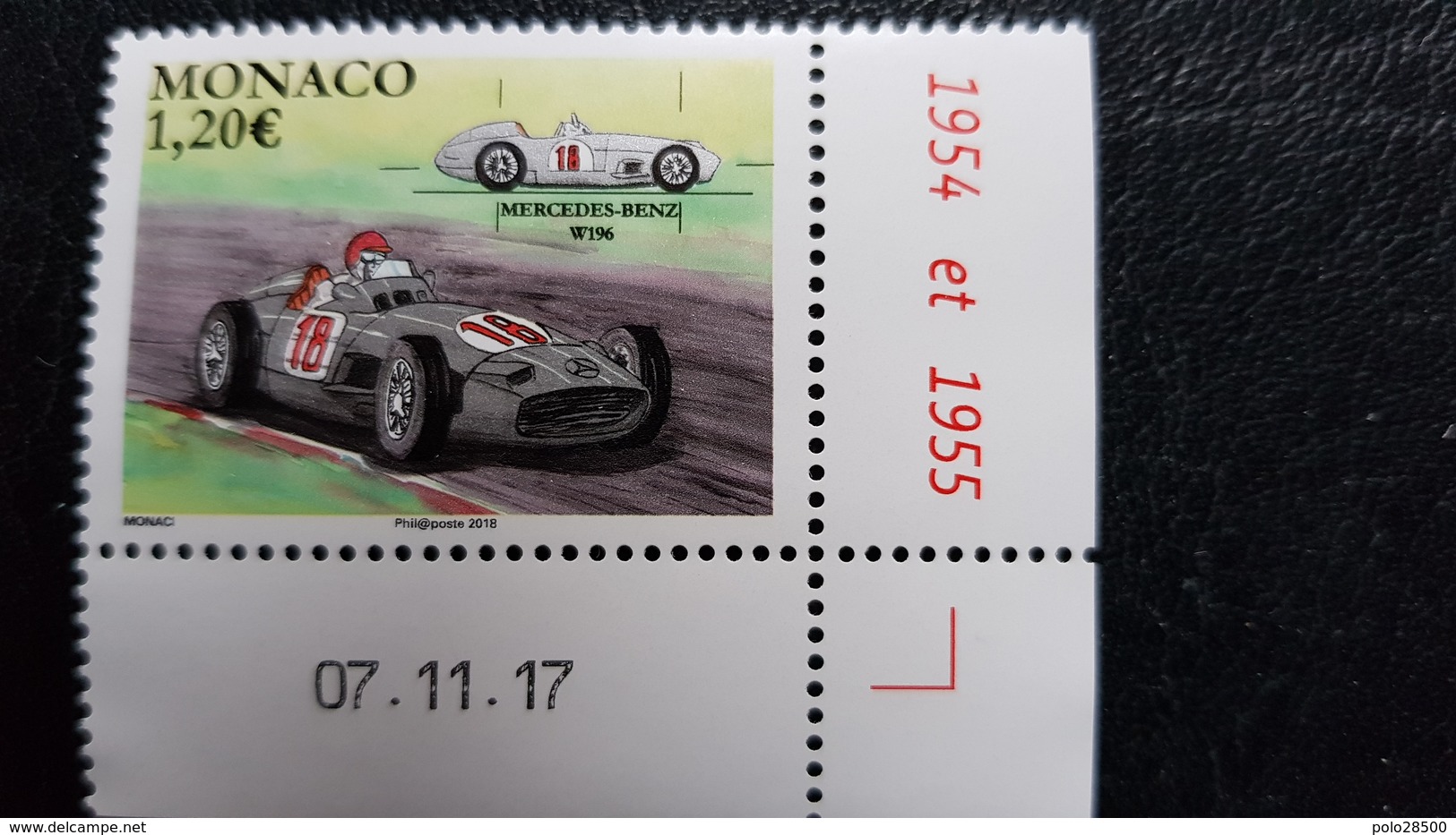 Monaco 2018 YT N°3126** 1.20€ Mercedes-benz W196 - Neufs