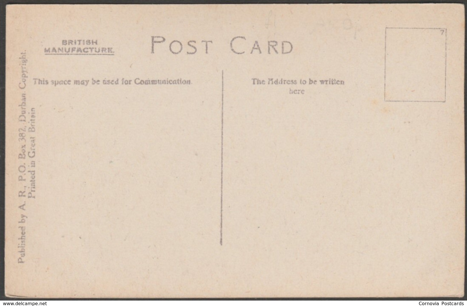 Law Courts, Esplanade, Durban, Natal, C.1910 - Rittenberg Postcard - South Africa
