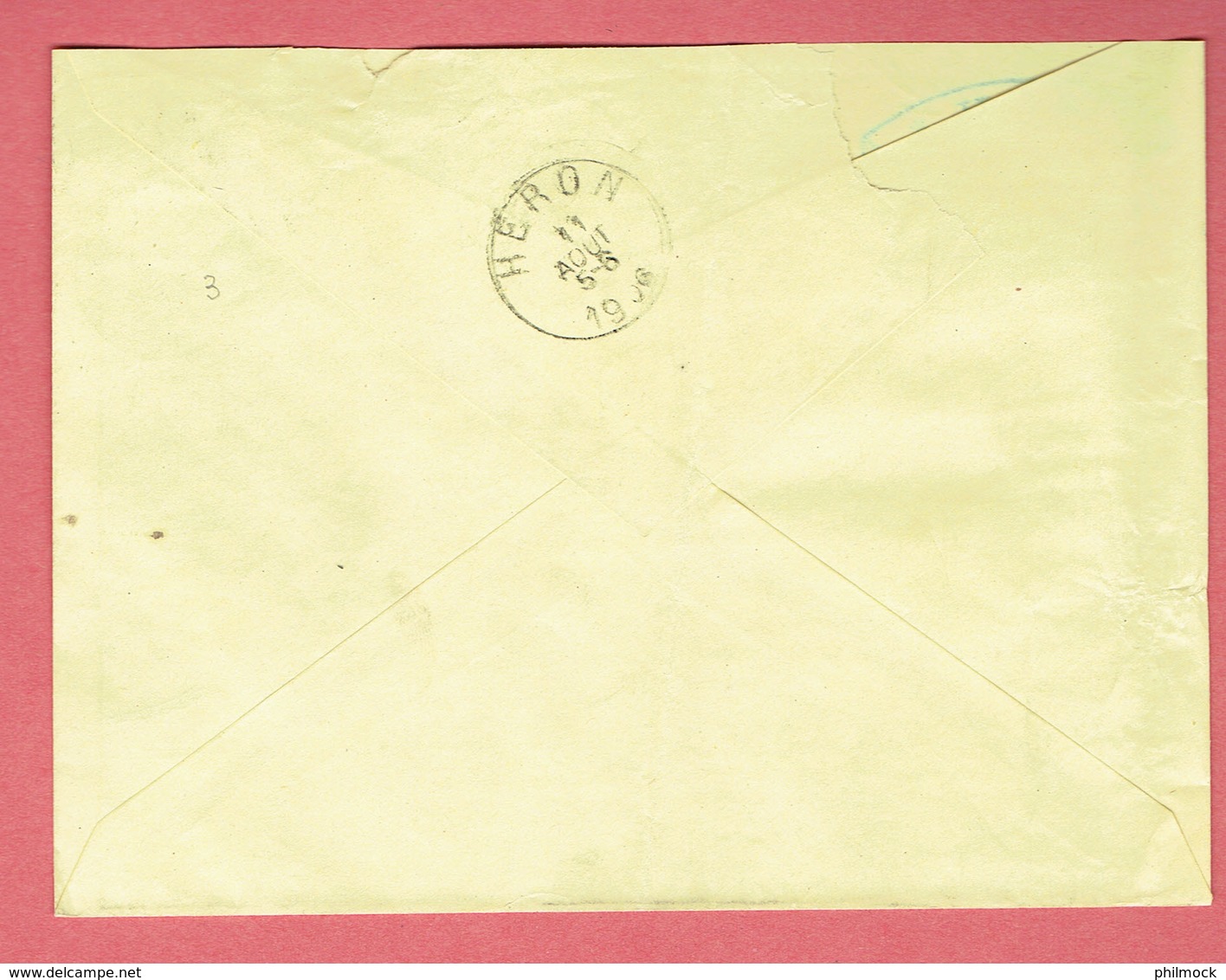 M - Lettre Nominative 154x115 - Oblitération Huy(Montmorency) Le 10-Août-1906 Sur 74 - Verso Héron - 1905 Grosse Barbe