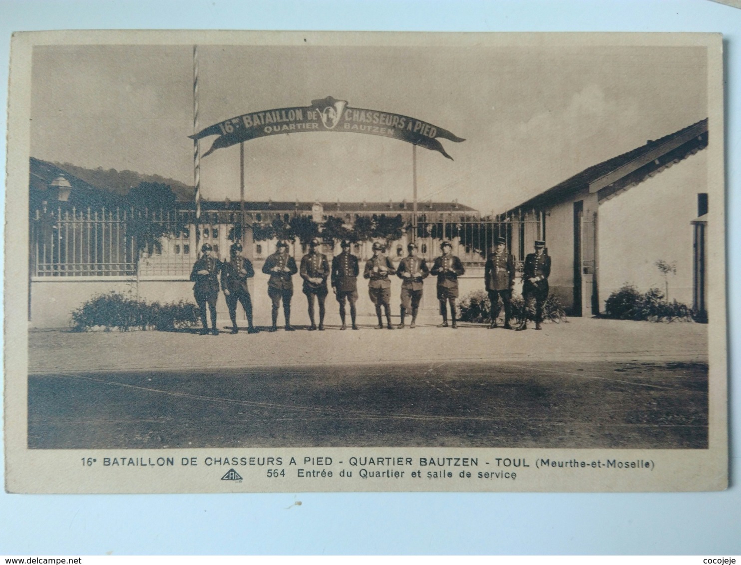 ...CPA 16eme BATAILLON CHASSEURS À PIED..QUARTIE BAUTZEN... Entrée Et Salle De Service - Toul