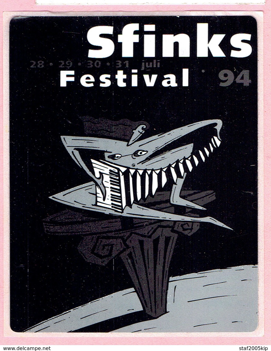 Sticker - Sfinks Festival 1994 - Autocollants