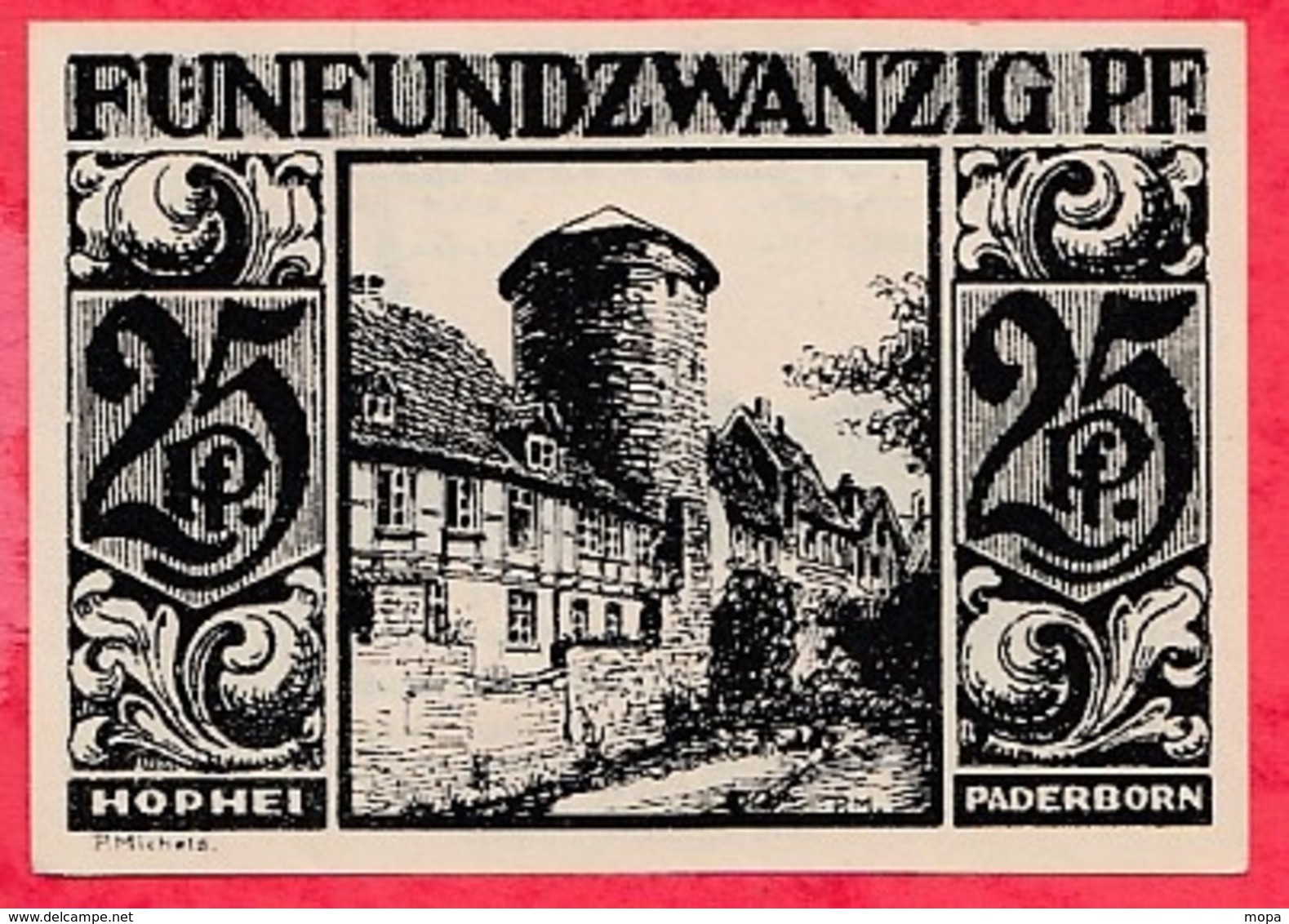 Allemagne 1 Notgeld  25 Pfenning Stadt  Paderborn Dans L 'état  Lot N °3199 - Collections