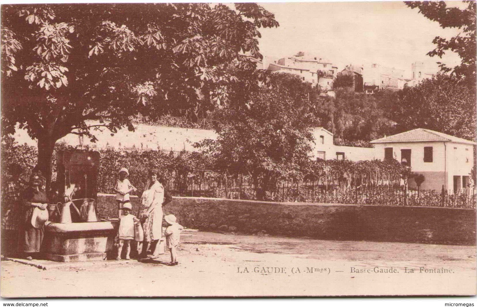 06 - LA GAUDE - Basse-Gaude - La Fontaine - Autres & Non Classés