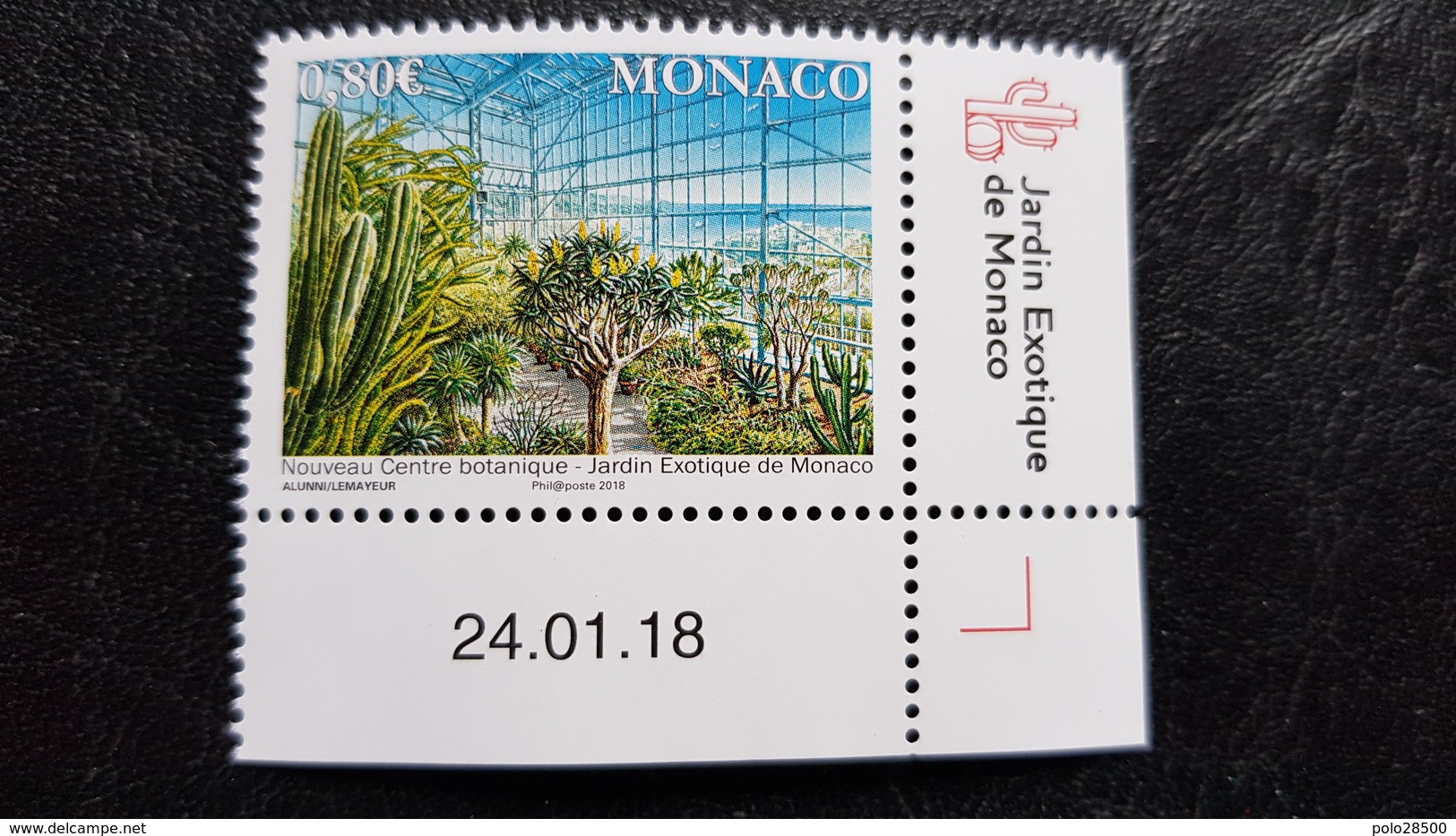 Monaco 2018 YTn° 3137** 0.80€  Centre Botanique Du Jardin Exotique De Monaco - Neufs