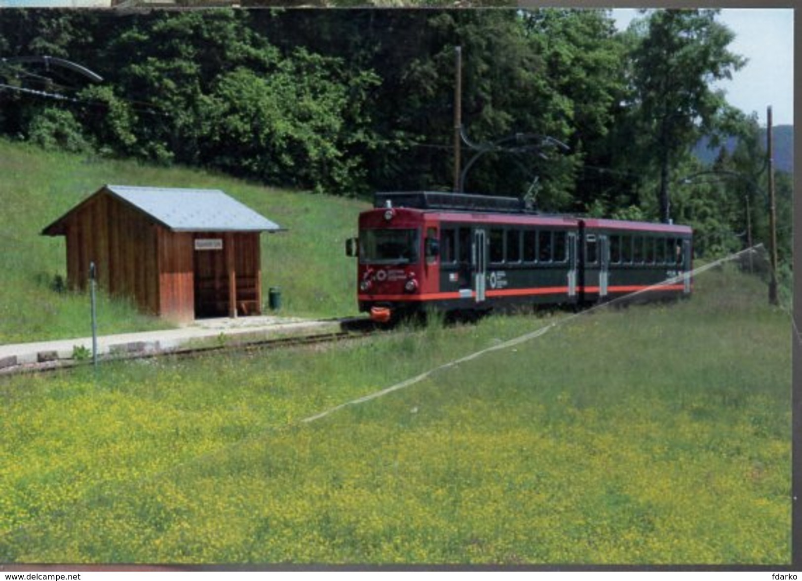 276 SAD Renon 24 Renon Rappersbuhn Colle Bolzano Rairoad Treain Railweys Treni TAA Trentino - Stazioni Senza Treni