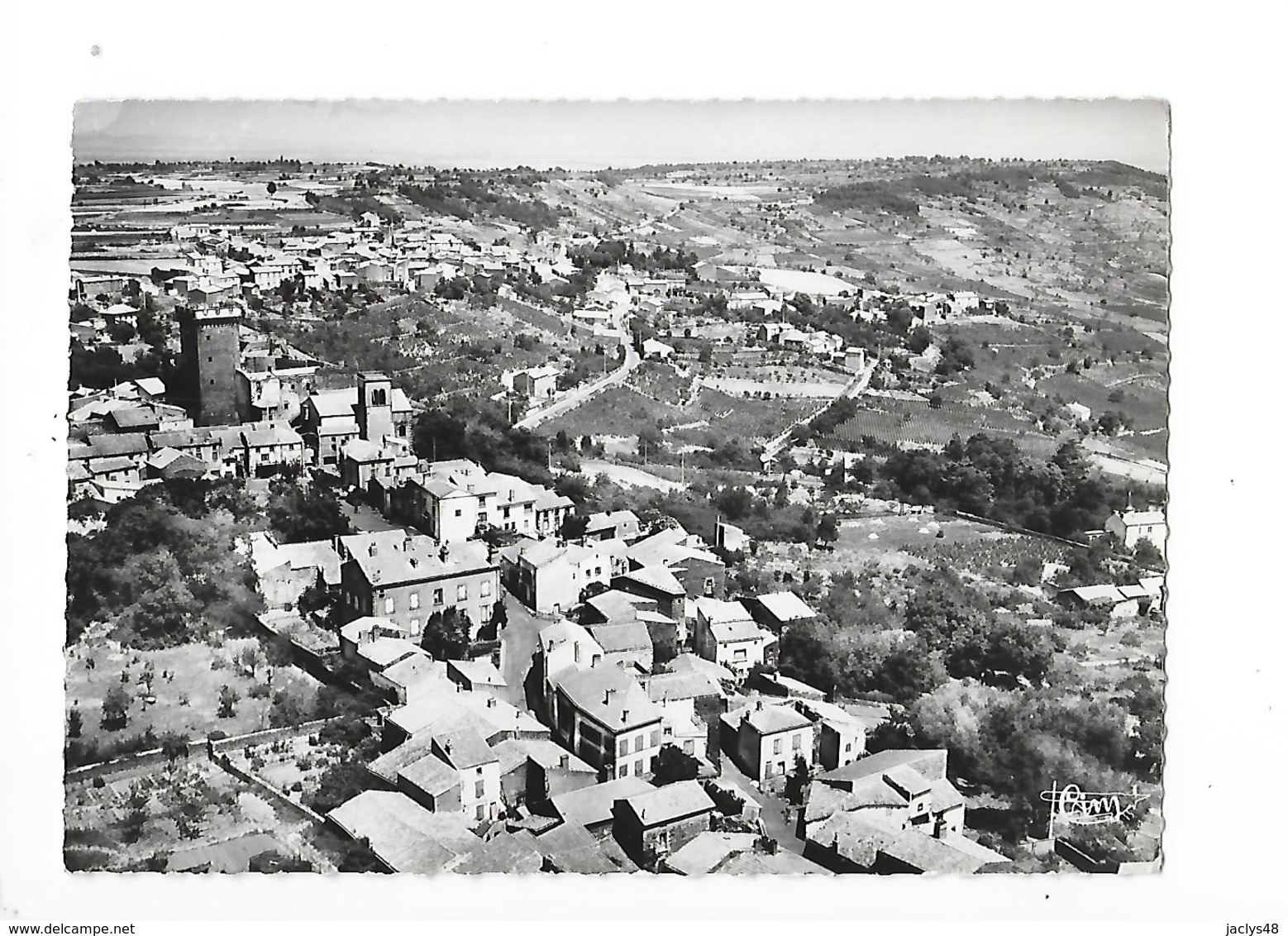 CHATEAUGAY  (cpsm 63) Vue Générale Aérienne   -  L 1 - Other & Unclassified