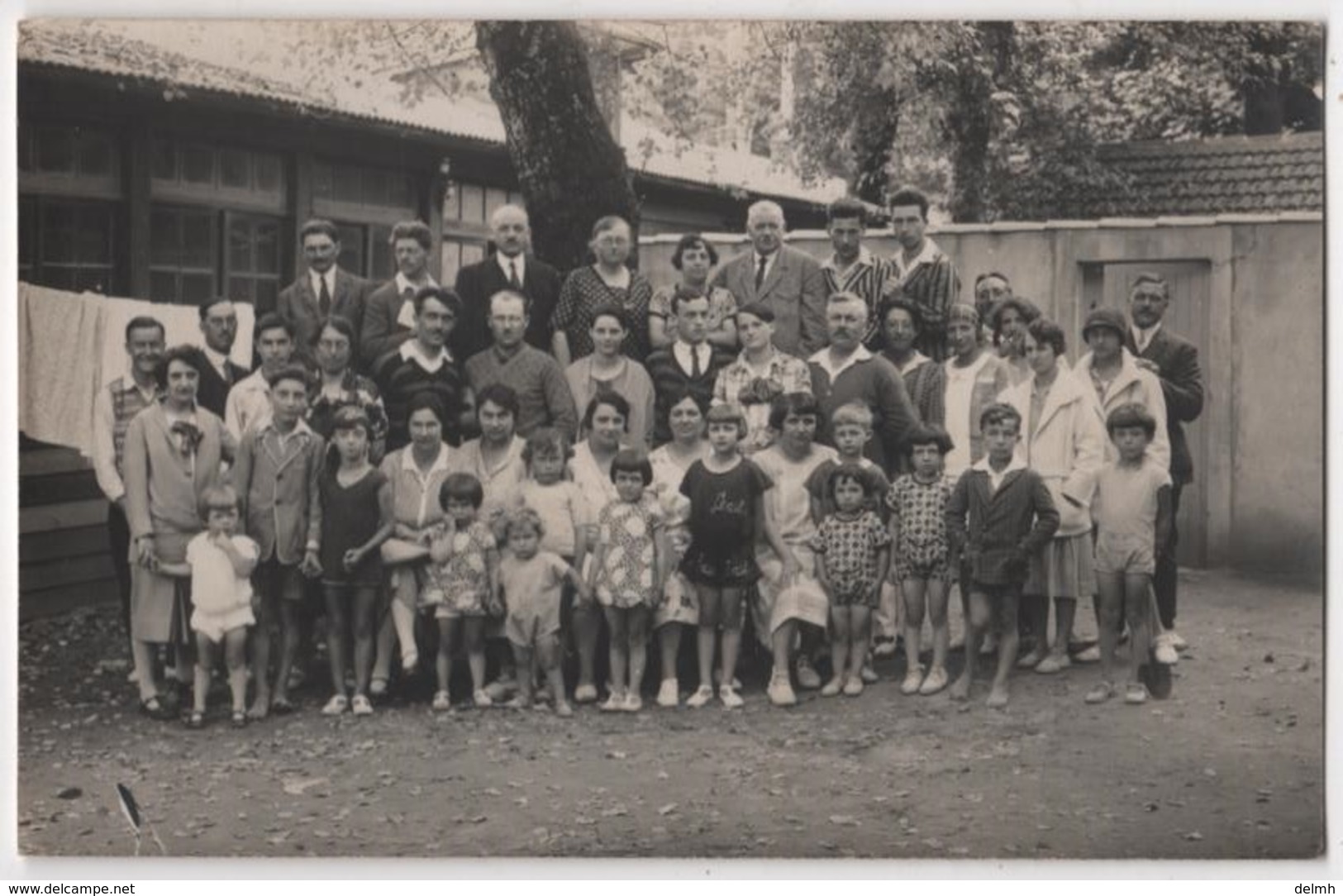 Carte Photo Groupe Chatelaillon 1927 - Châtelaillon-Plage