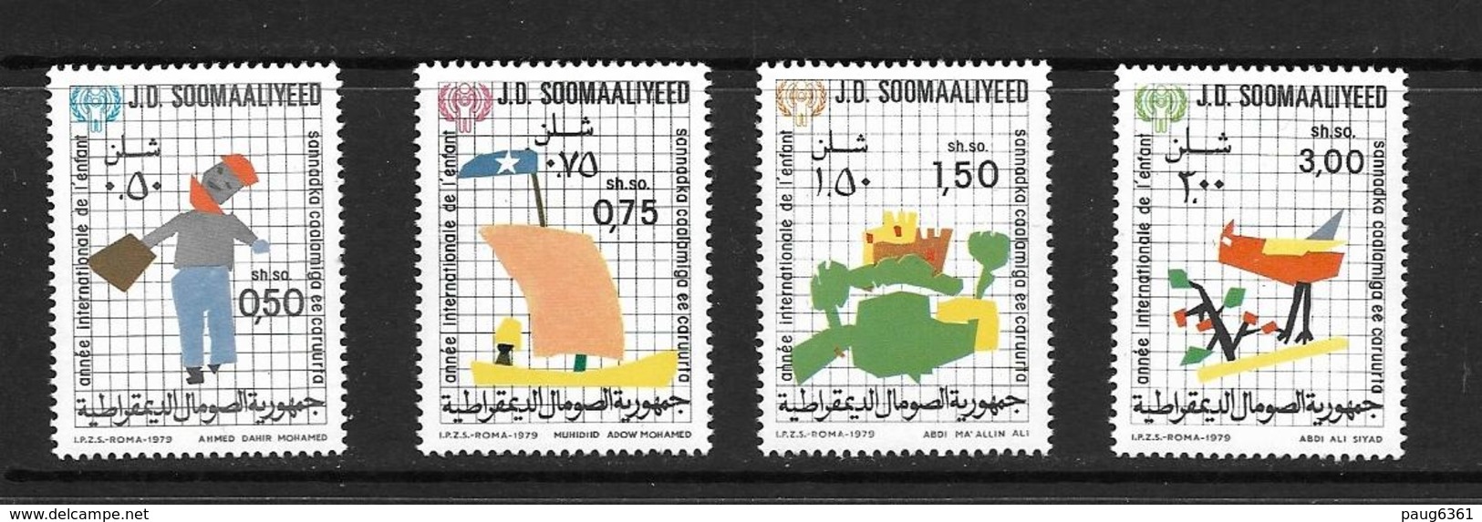 SOMALIE 1979 ANNEE DE L'ENFANT  YVERT N°235/38  NEUF MNH** - Somalie (1960-...)