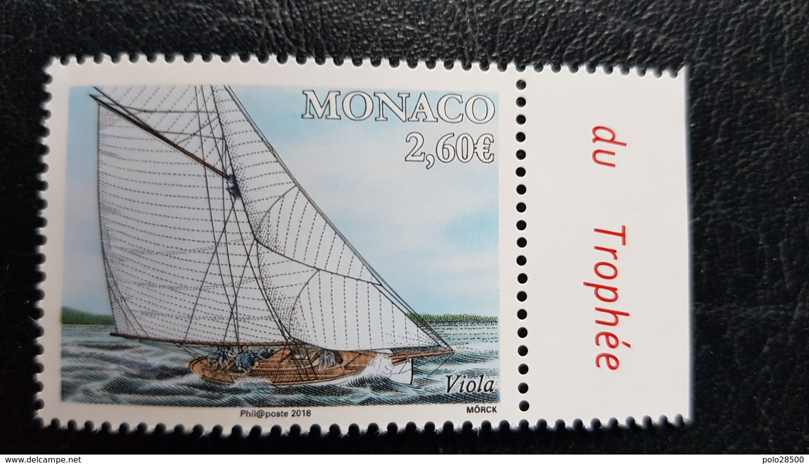 Monaco 2018 YT NC 2.60€** Voilier Viola - Unused Stamps