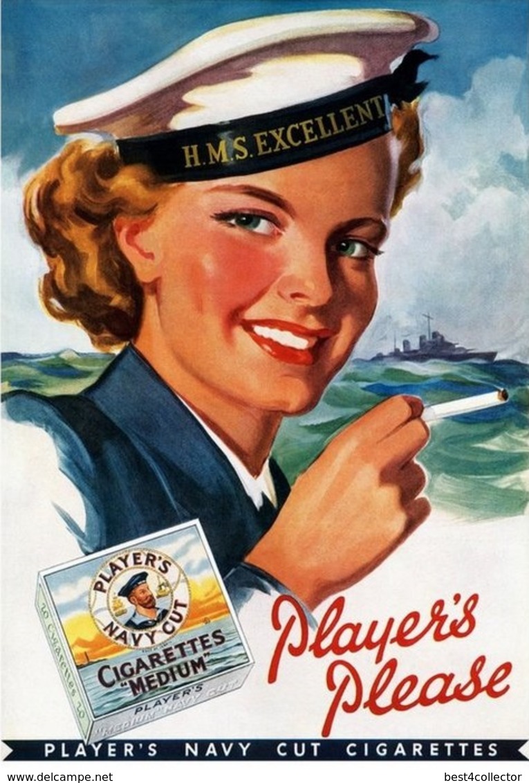 @@@ MAGNET - Players Navy Cut Cigarettes - Publicitaires