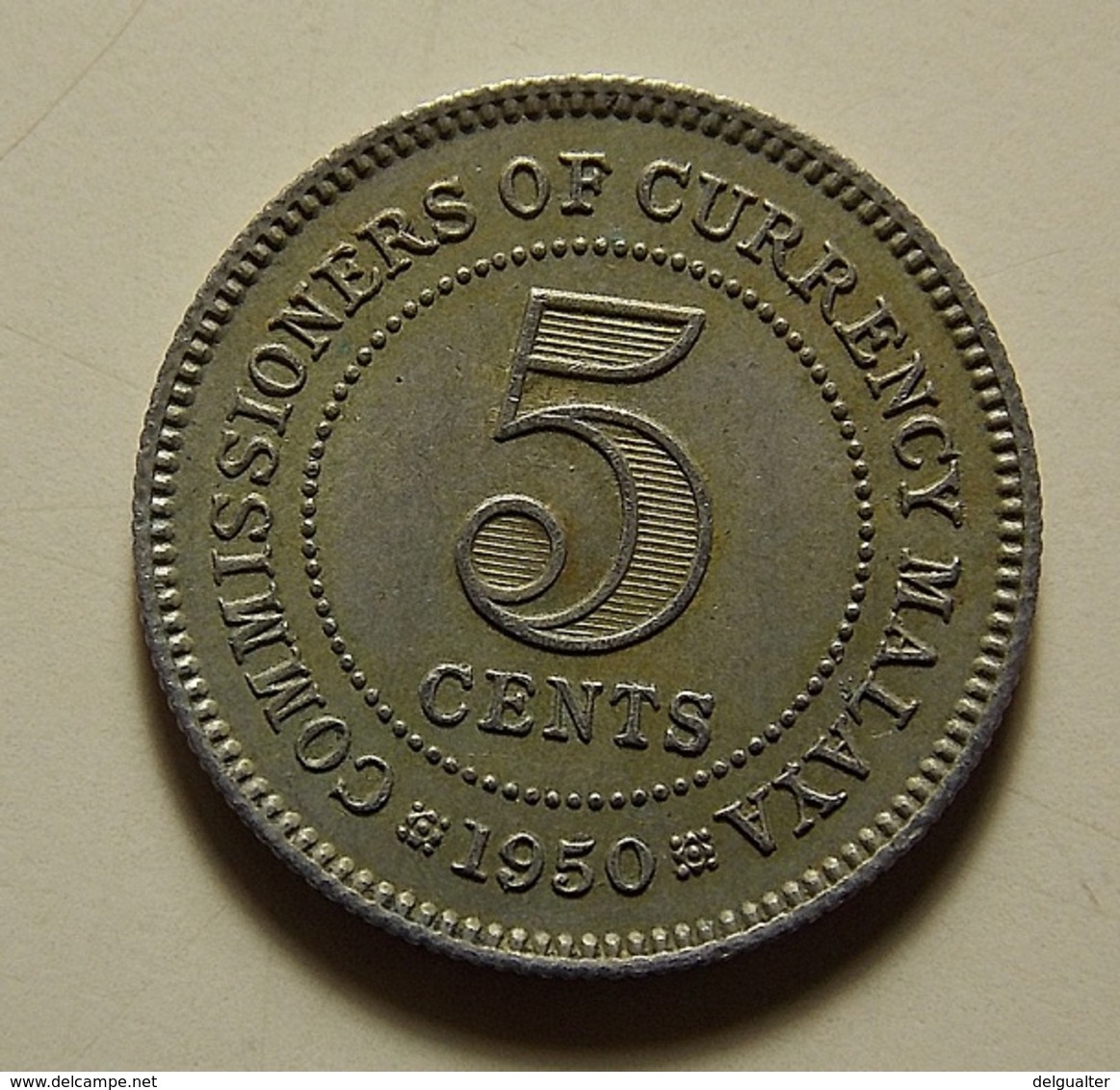 Malaya 5 Cents 1950 - Malaysie