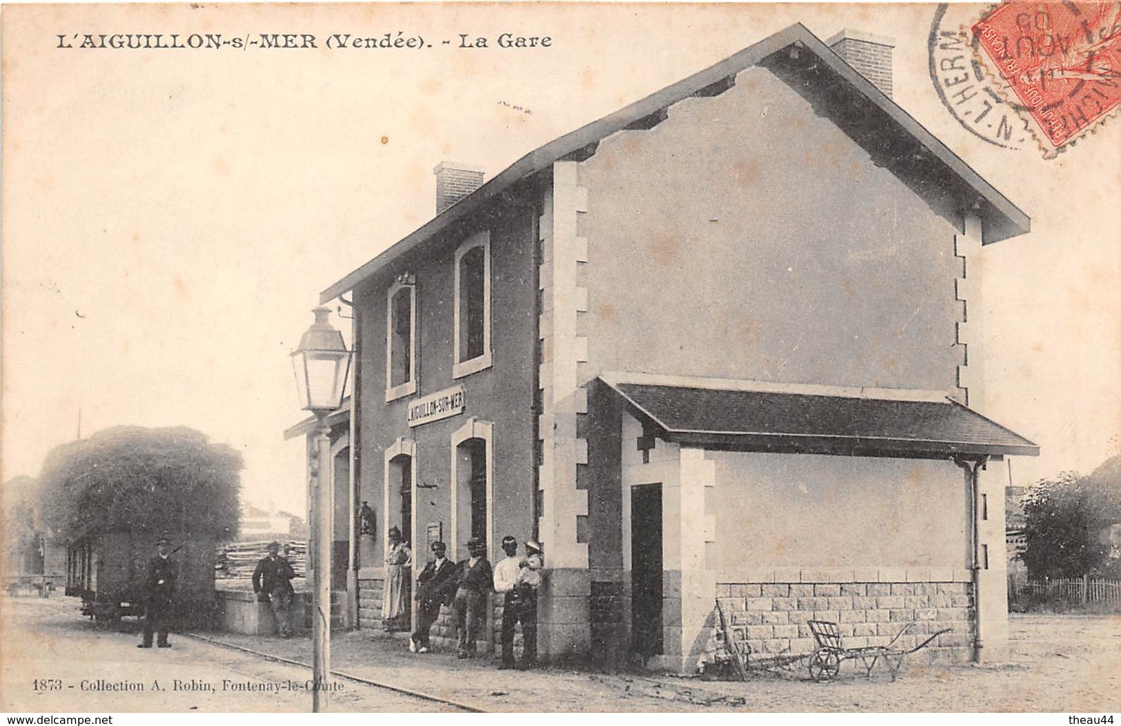 ¤¤  -  L'AIGUILLON-sur-MER   -  La Gare  -  Train , Chemin De Fer   -  ¤¤ - Autres & Non Classés