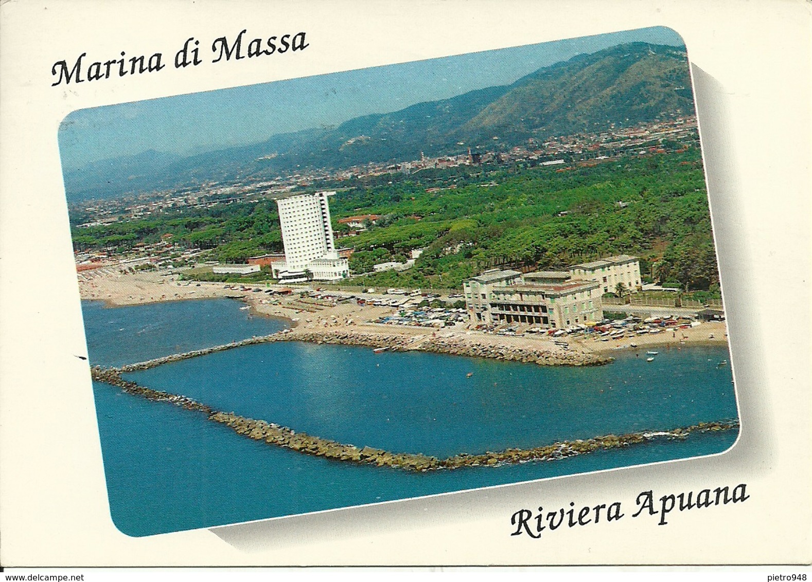 Marina Di Massa (Massa Carrara) Riviera Apuana E Colonia Fiat, Veduta Aerea, Aerial View, Vue Aerienne, Luftansicht - Massa