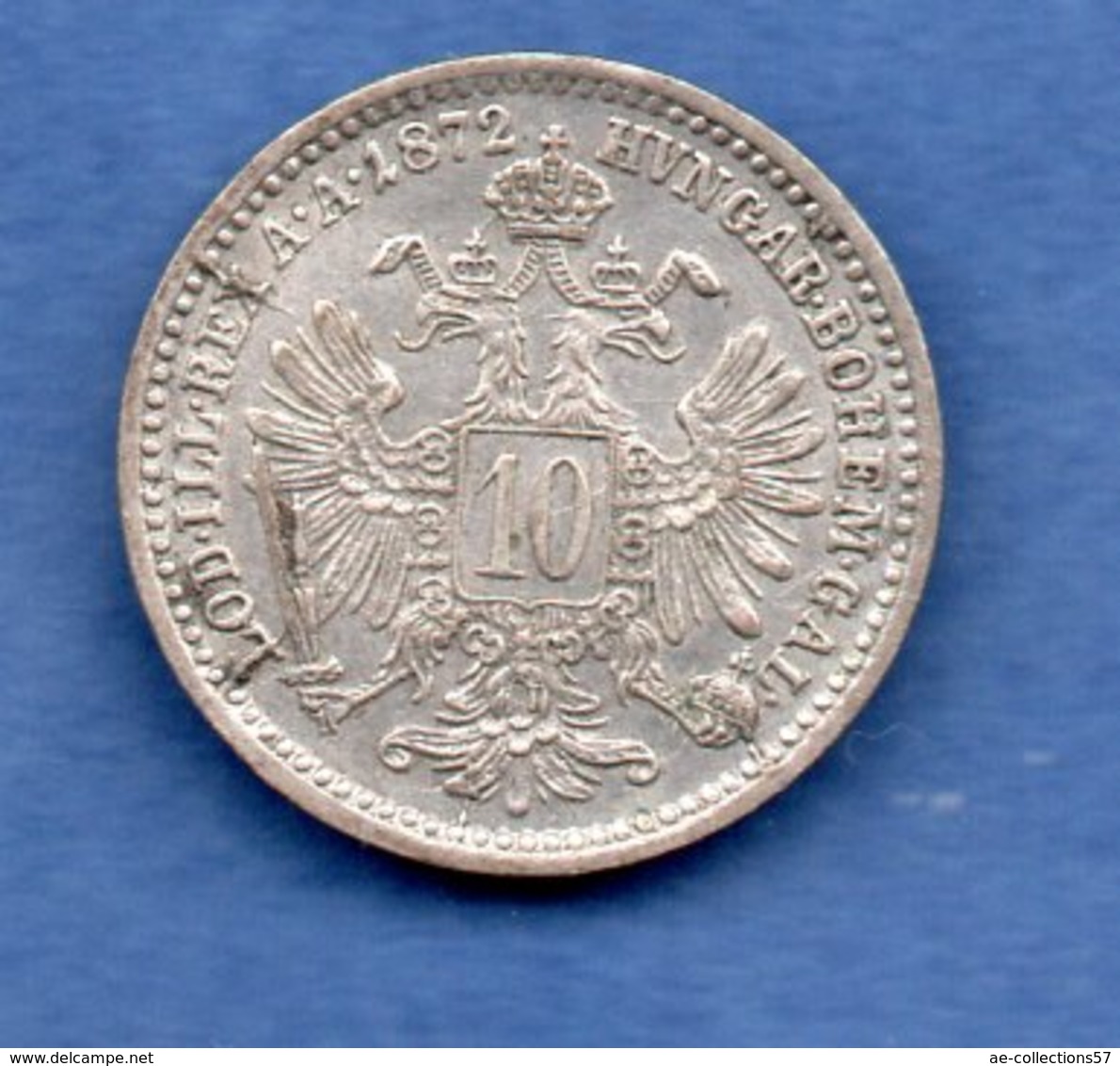 Autriche    - 10 Kreuzer 1872    - Km # 2206 -  état SUP - Oesterreich