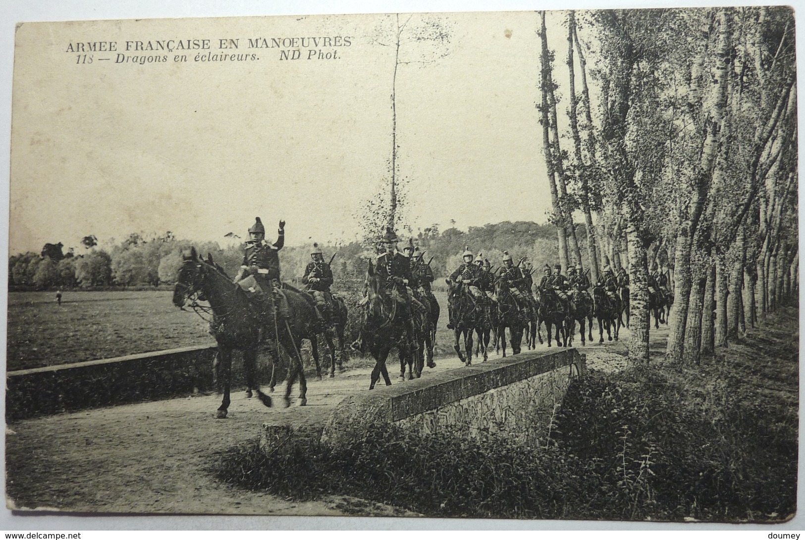 DRAGONS EN ÉCLAIREURS - ARMÉE FRANÇAISE EN MANŒUVRES - Manovre