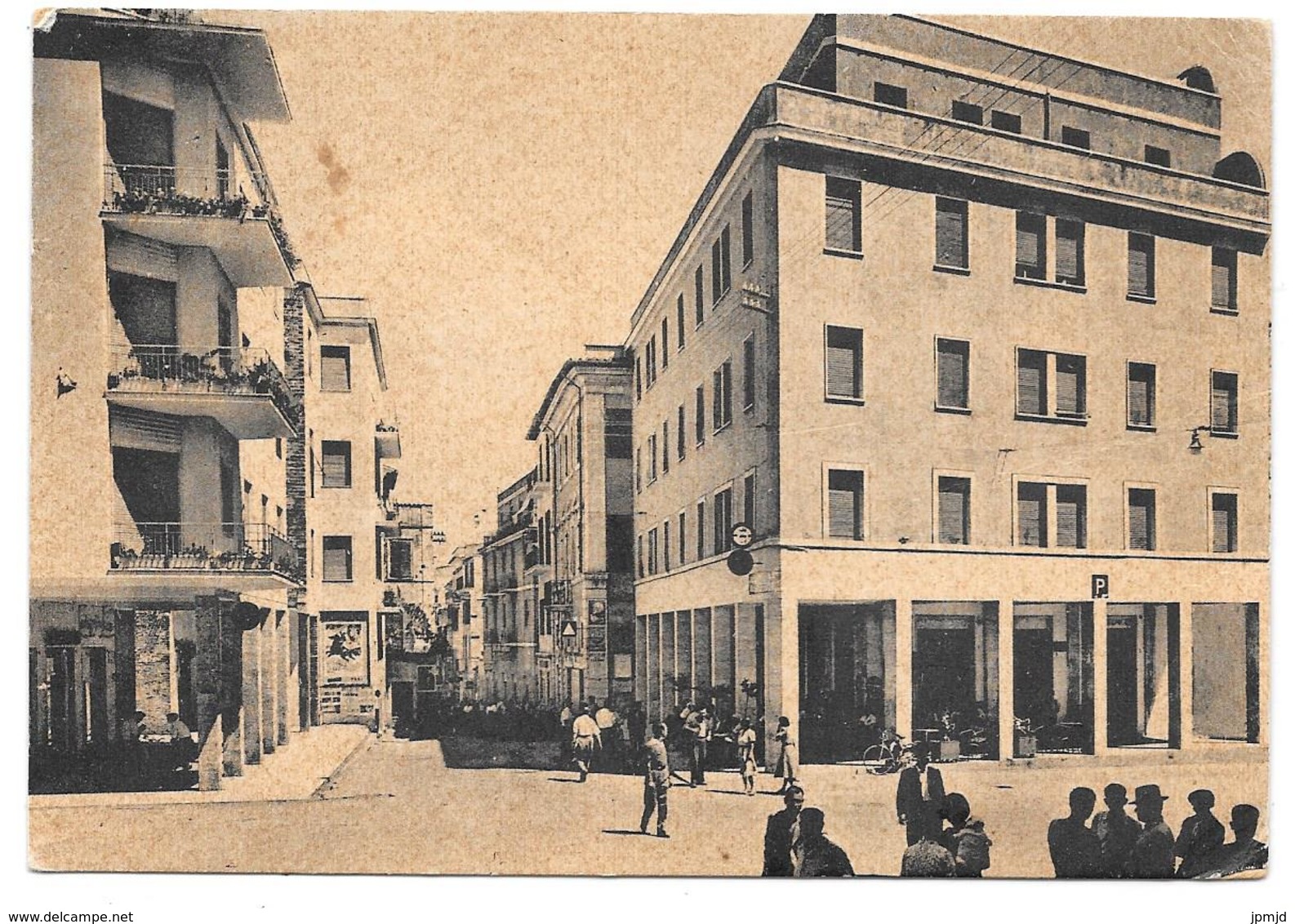 Velletri - Piazza Cairoli - Portici - 1963 - Velletri